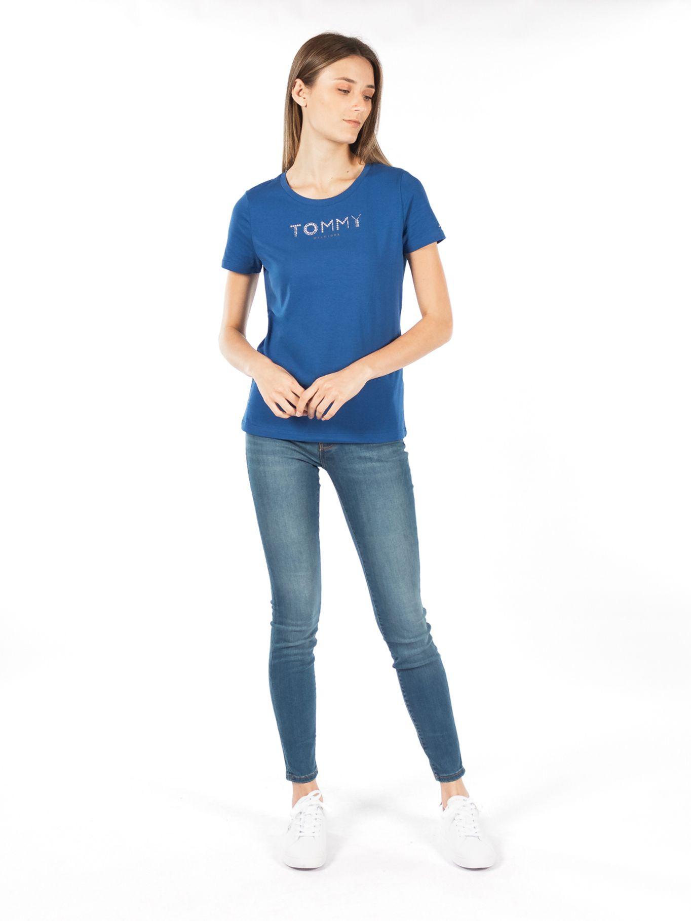 Polera Essential Bling Logo Azul Tommy Hilfiger-2