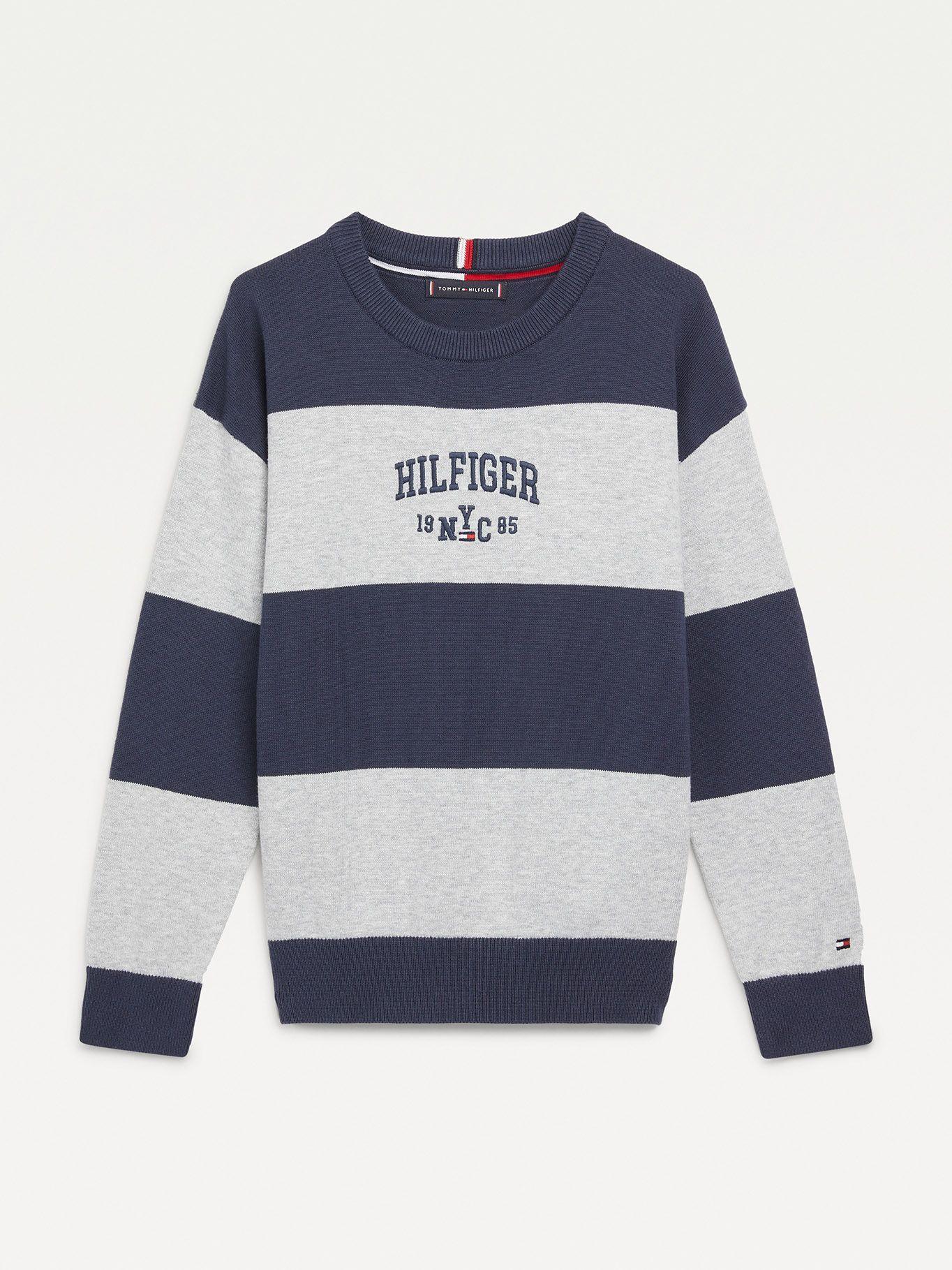 Sweater De Rayas Azul Tommy Hilfiger MY2-0