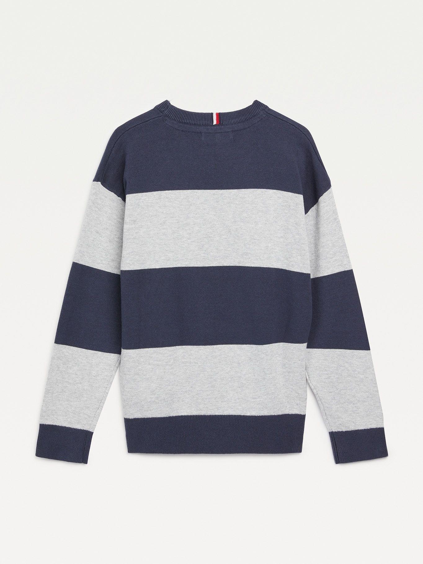 Sweater De Rayas Azul Tommy Hilfiger MY2-1