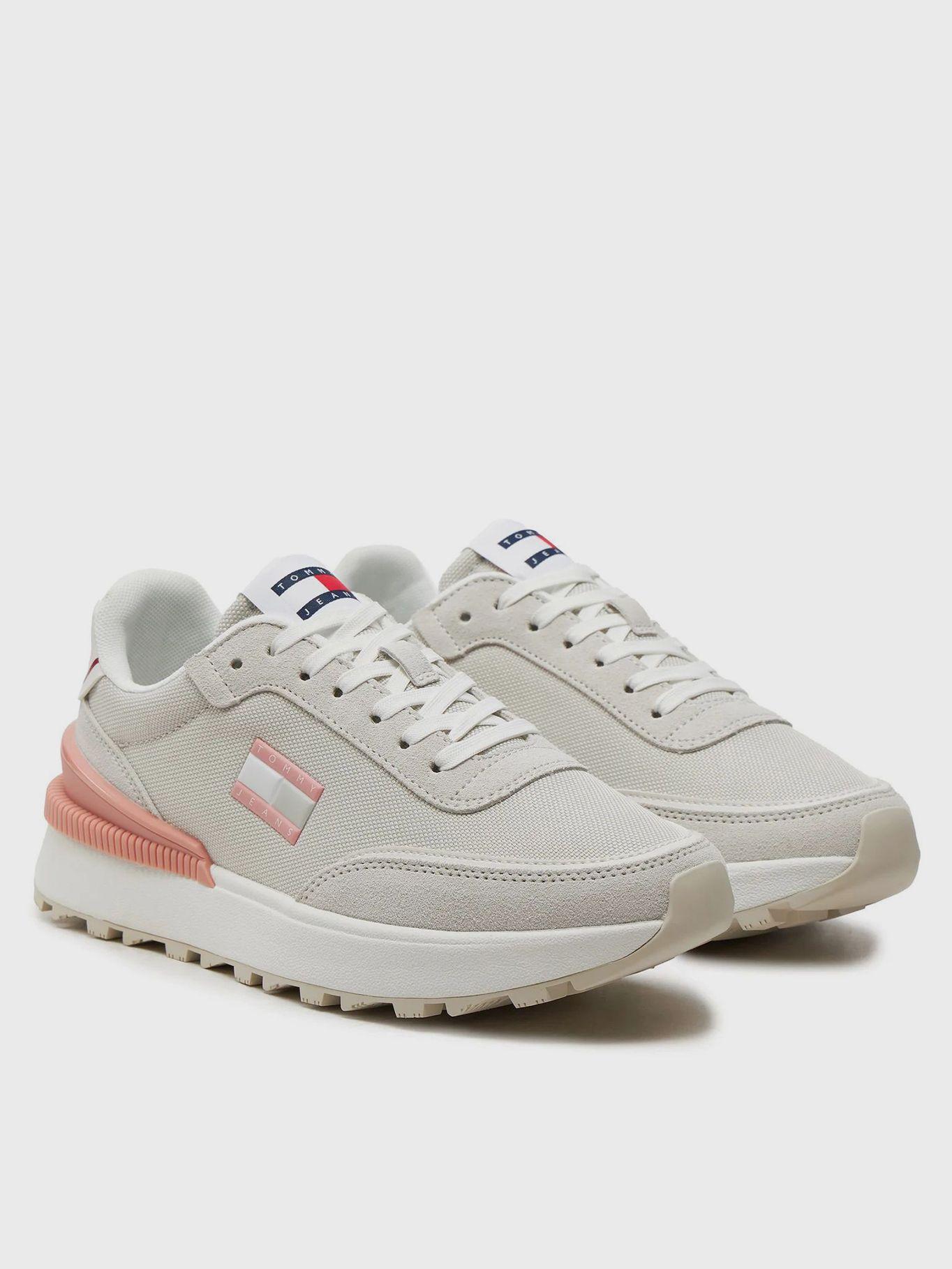 Zapatillas Running- Suela Dentada Gris Tommy Hilfiger-0