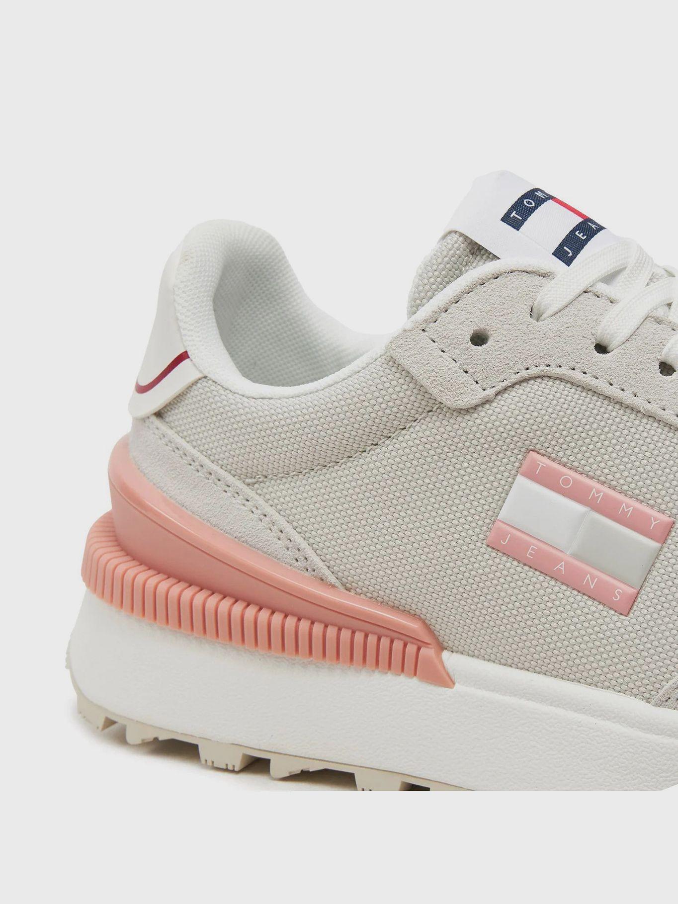 Zapatillas Running- Suela Dentada Gris Tommy Hilfiger-4