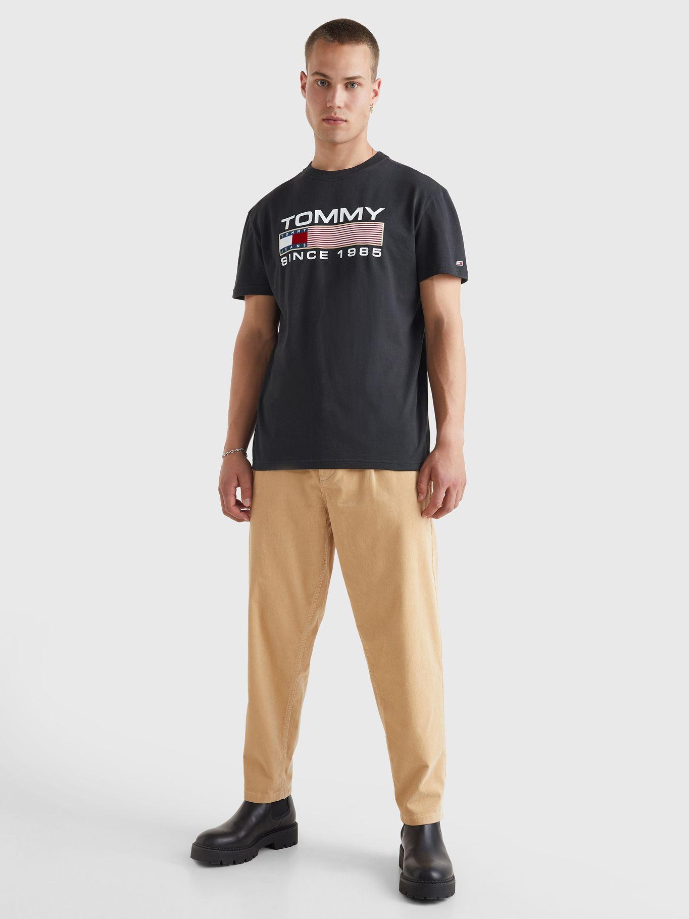 Polera Athletic Twisted Logo Negro Tommy Jeans-1