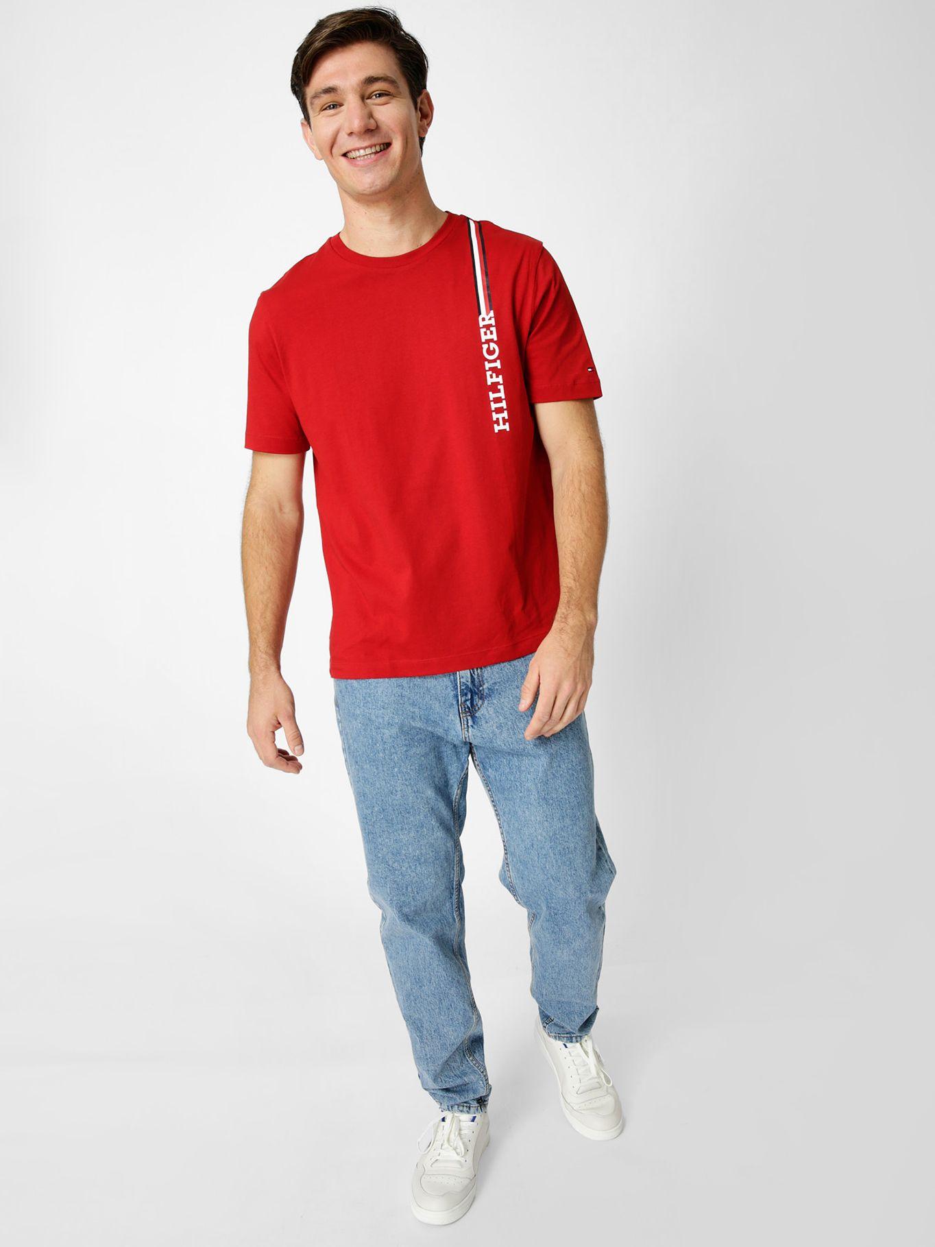 Polera Vertical Stripe Rojo Tommy Hilfiger-2