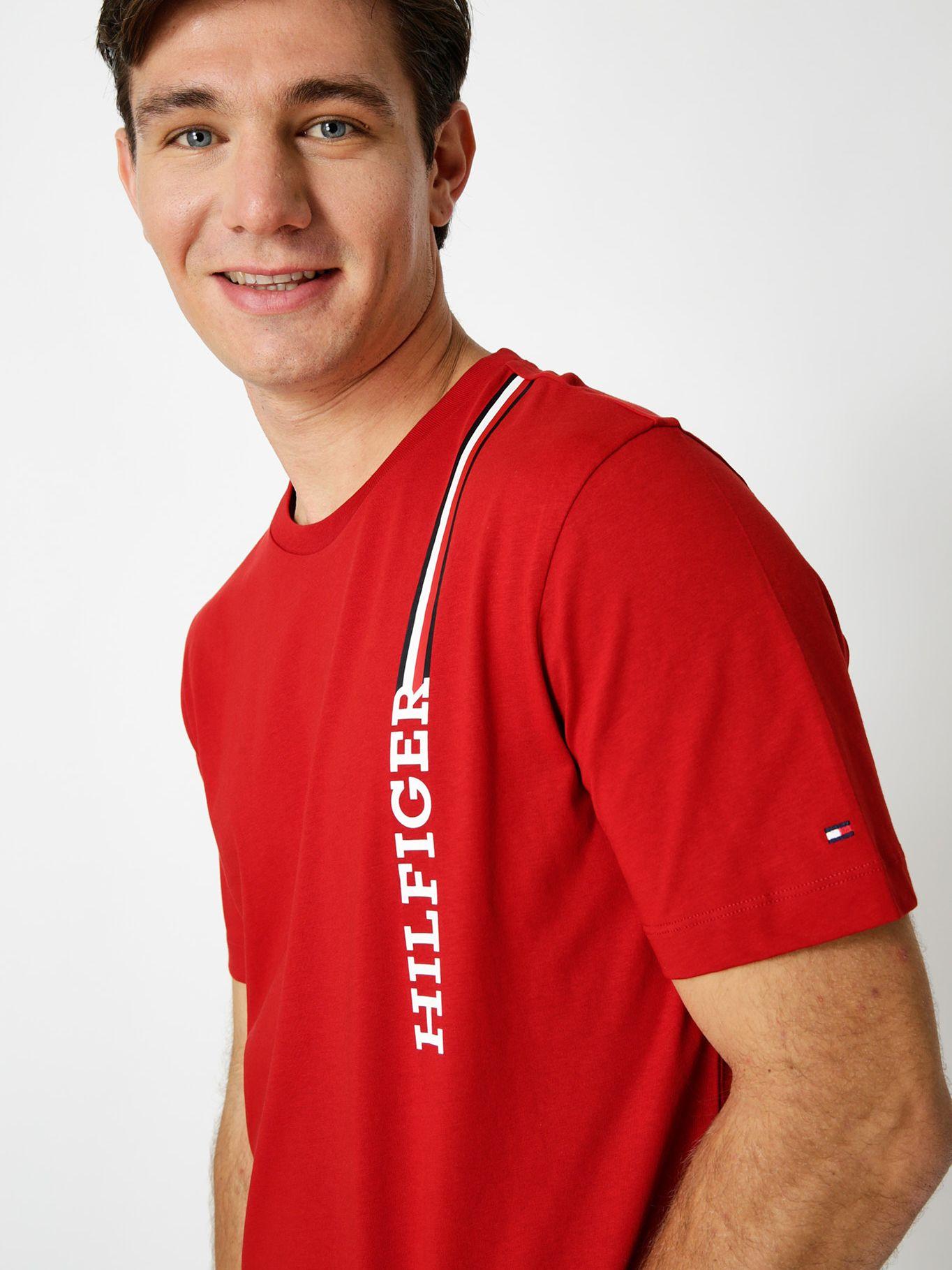 Polera Vertical Stripe Rojo Tommy Hilfiger-3