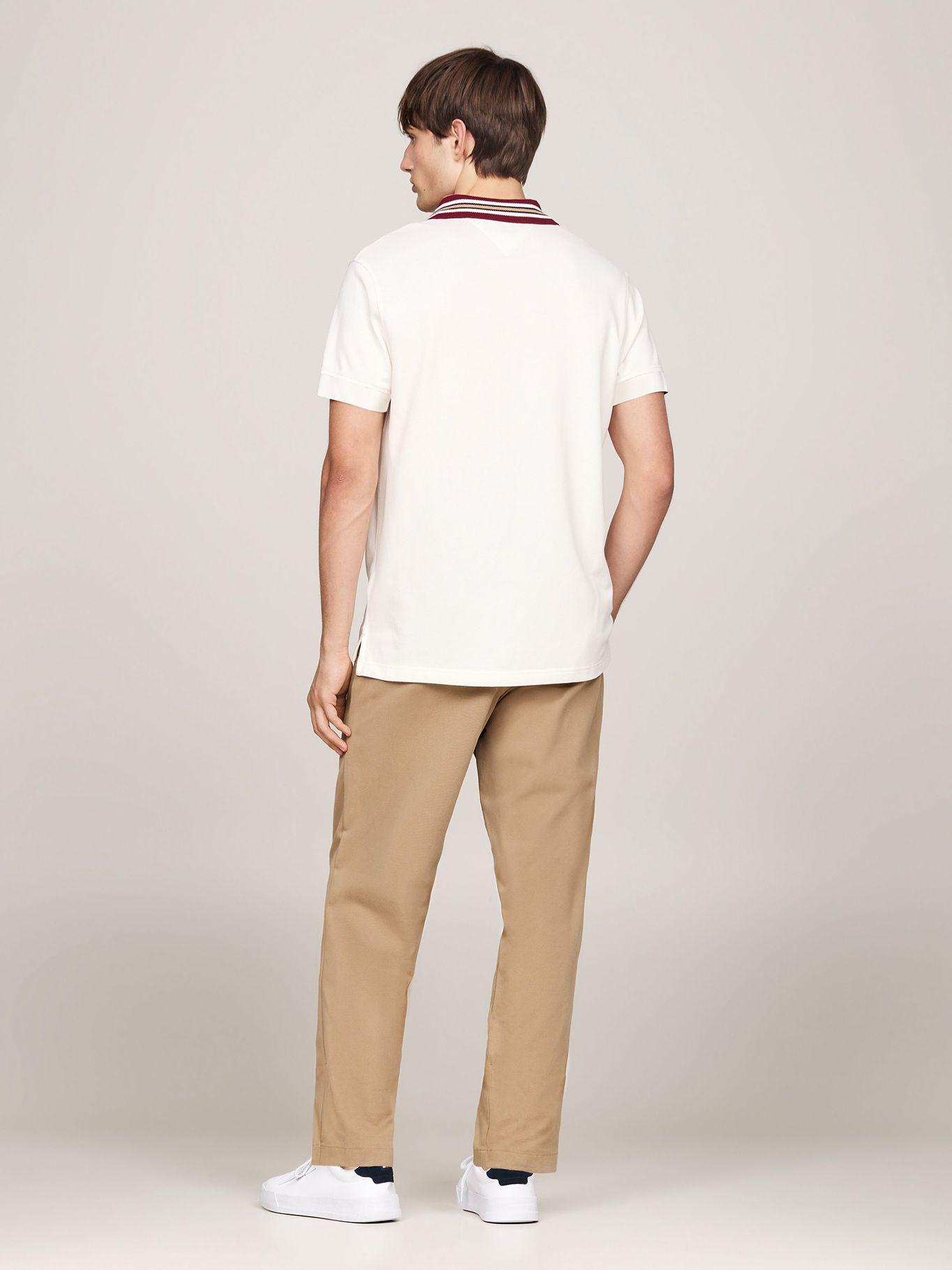Polo Cuello Contraste Regular Blanco Tommy Hilfiger-2