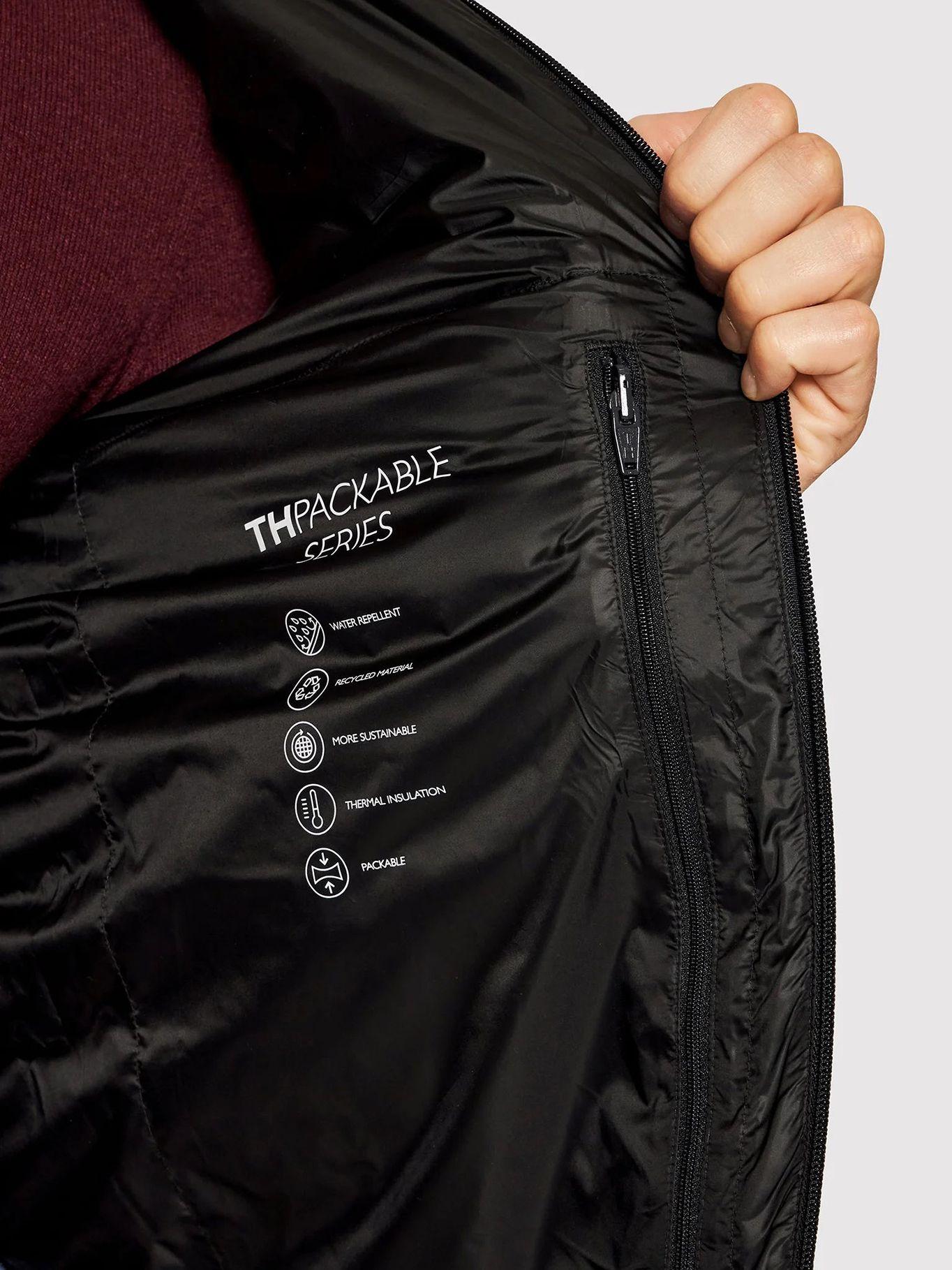 Parka Packable Light Warm Negro Tommy Hilfiger-4
