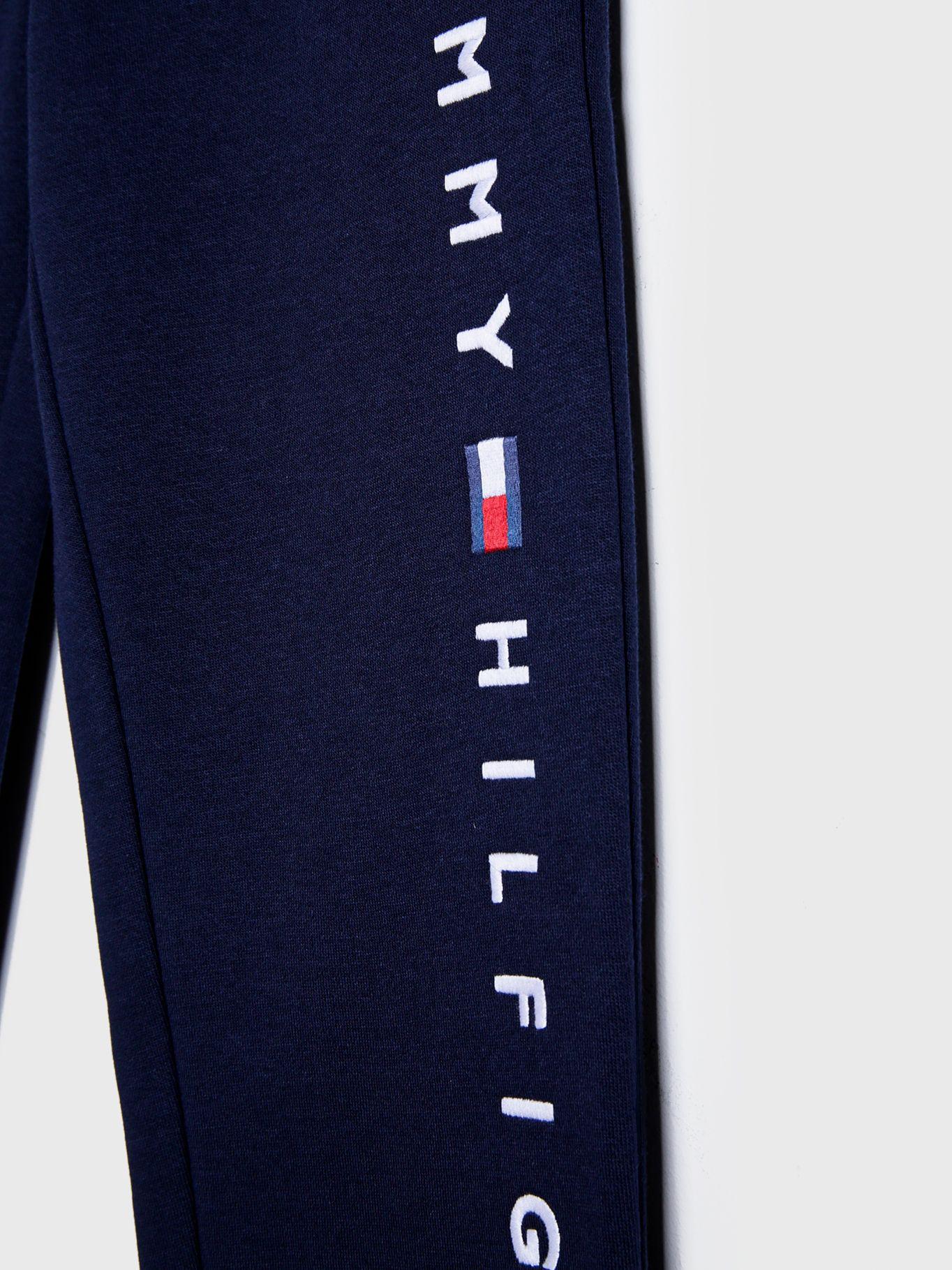 Jogger Con Logo Distintivo Azul Tommy Hilfiger-2