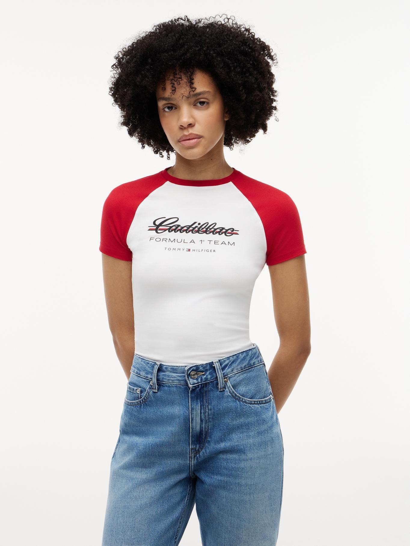 Polera TH x Cadillac F1® Slim Blanco Tommy Hilfiger-0