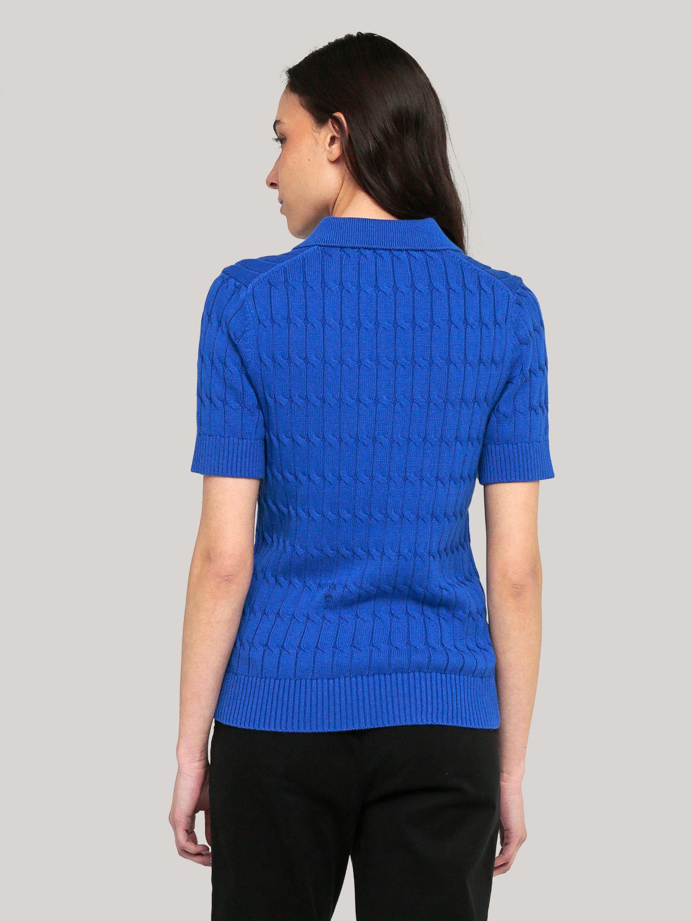 Sweater Cable Solid Azul Tommy Hilfiger-3