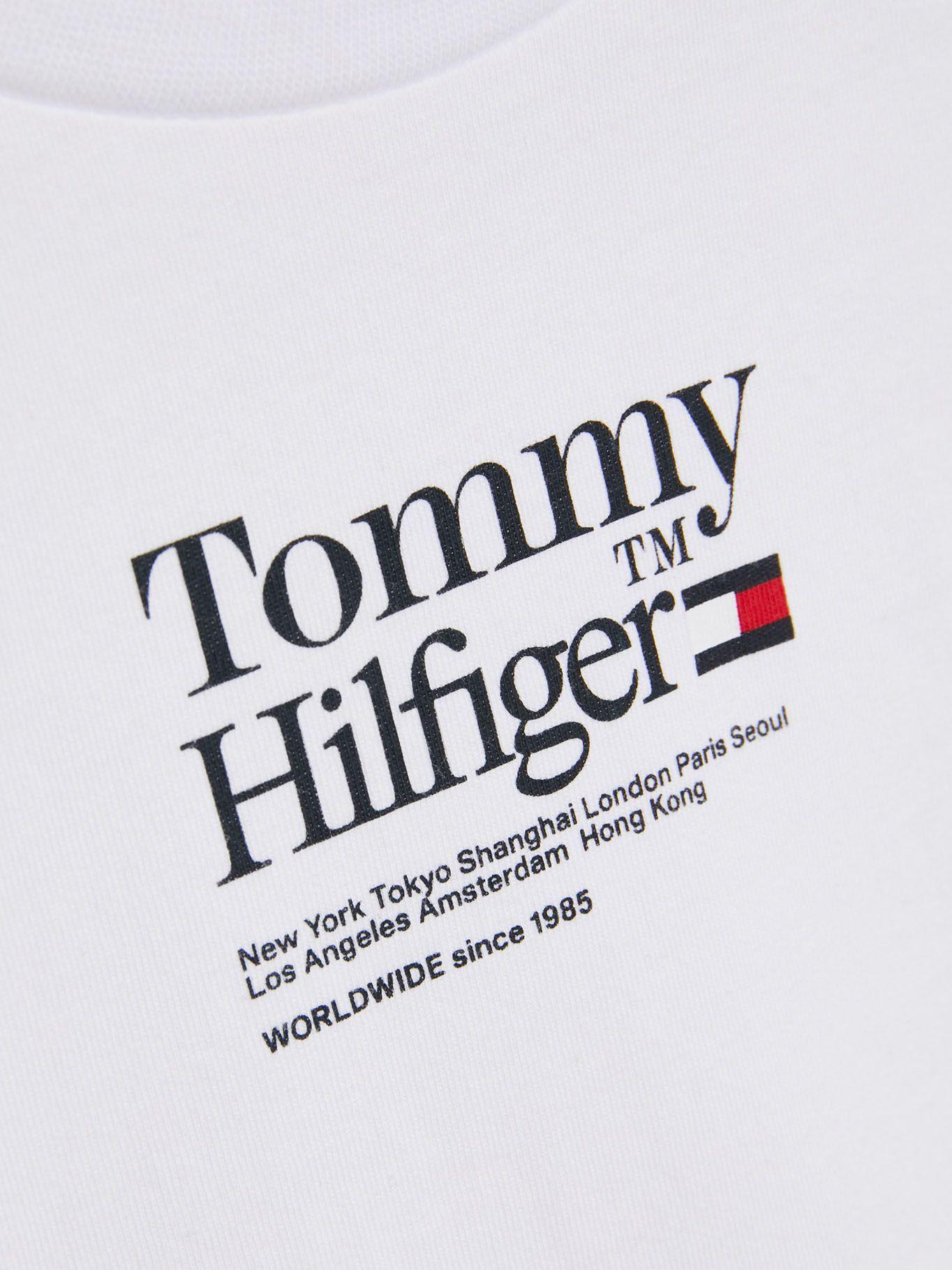 Polera Timeless Logo Blanco Tommy Hilfiger-2