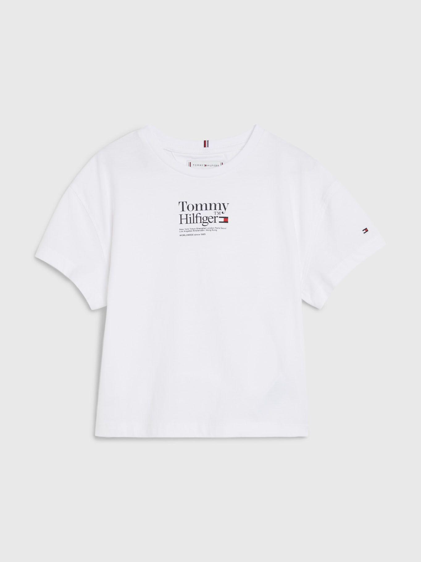 Polera Timeless Logo Blanco Tommy Hilfiger-0