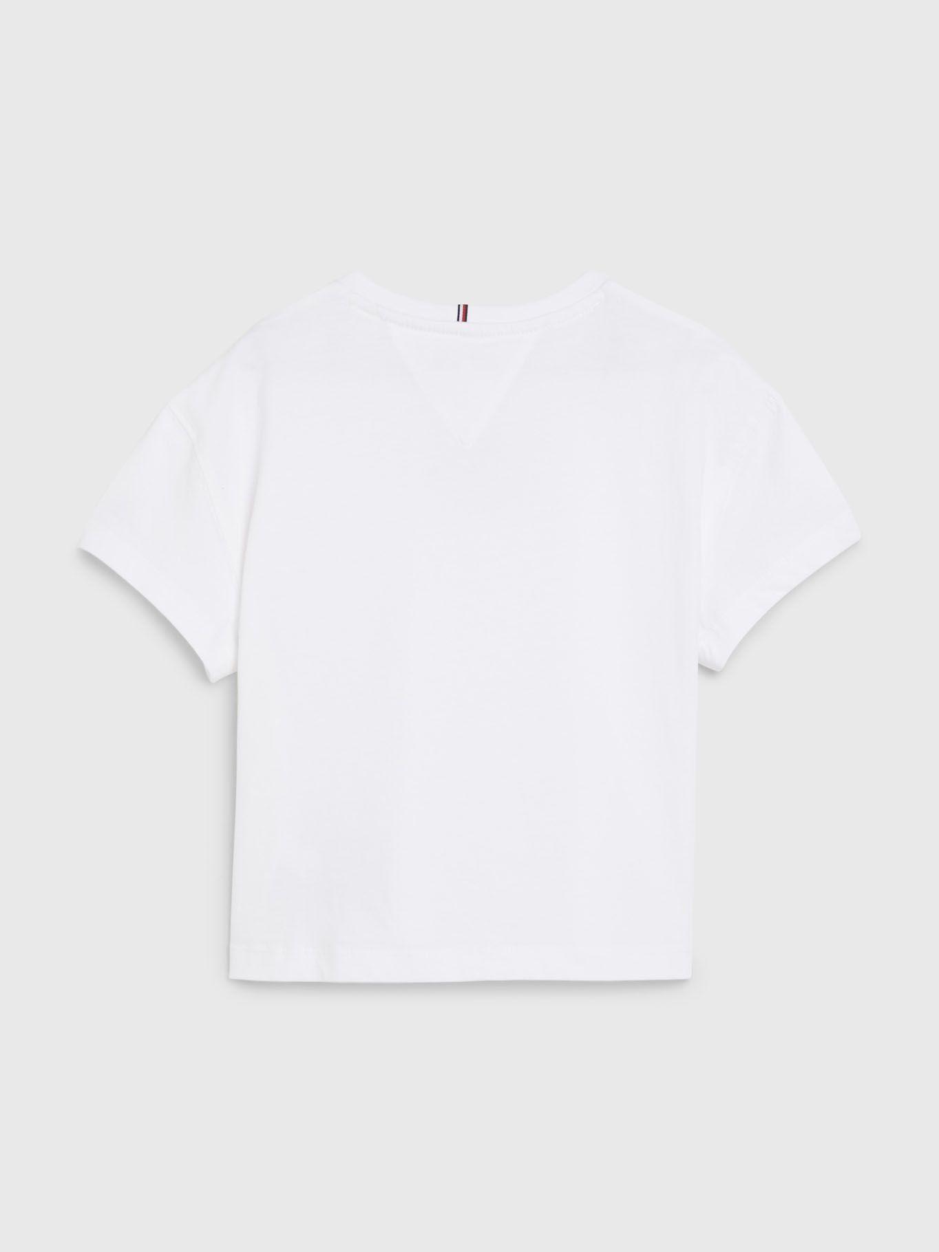 Polera Timeless Logo Blanco Tommy Hilfiger-1