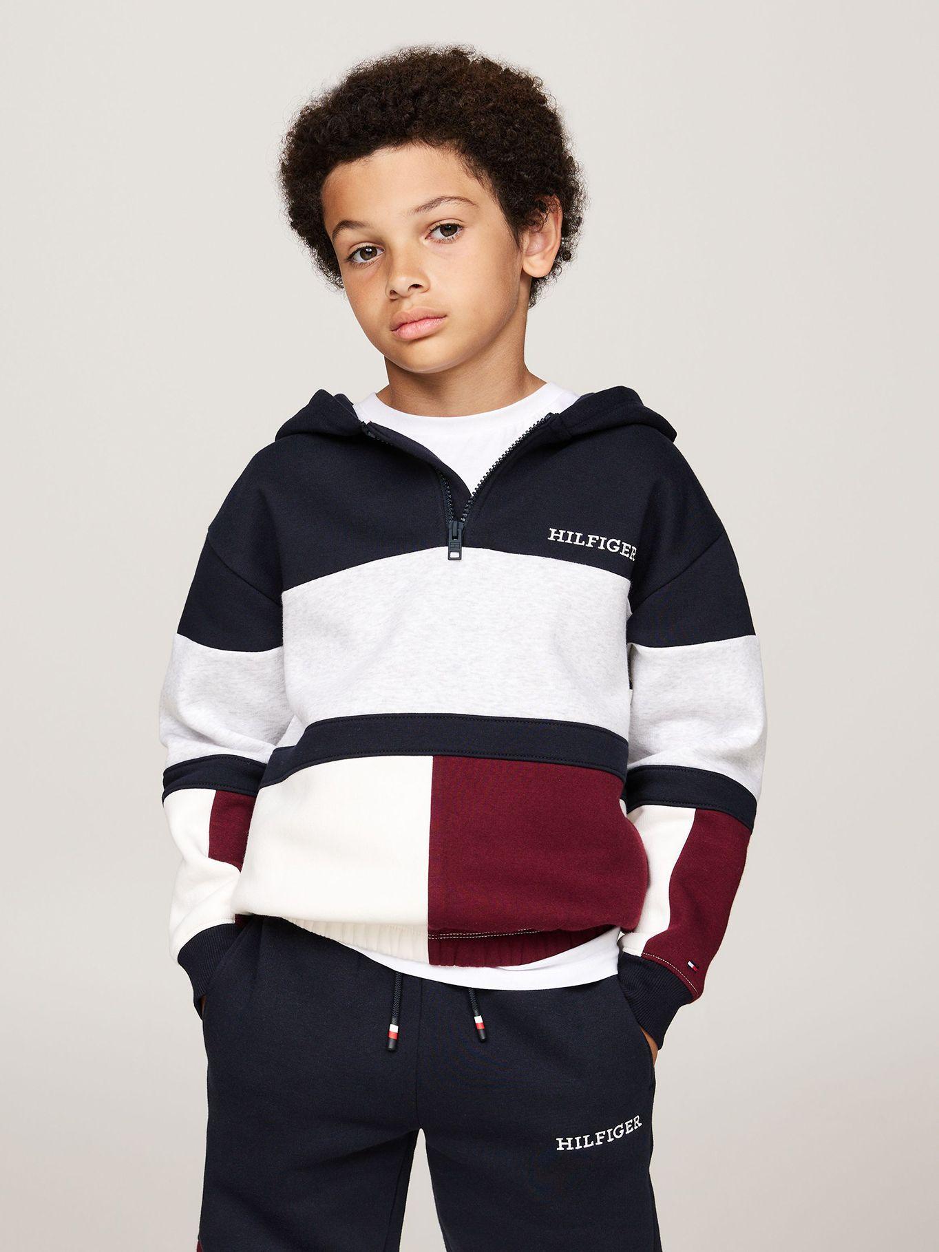 Polerón Hoodie Color Block Multicolor Tommy Hilfiger-0