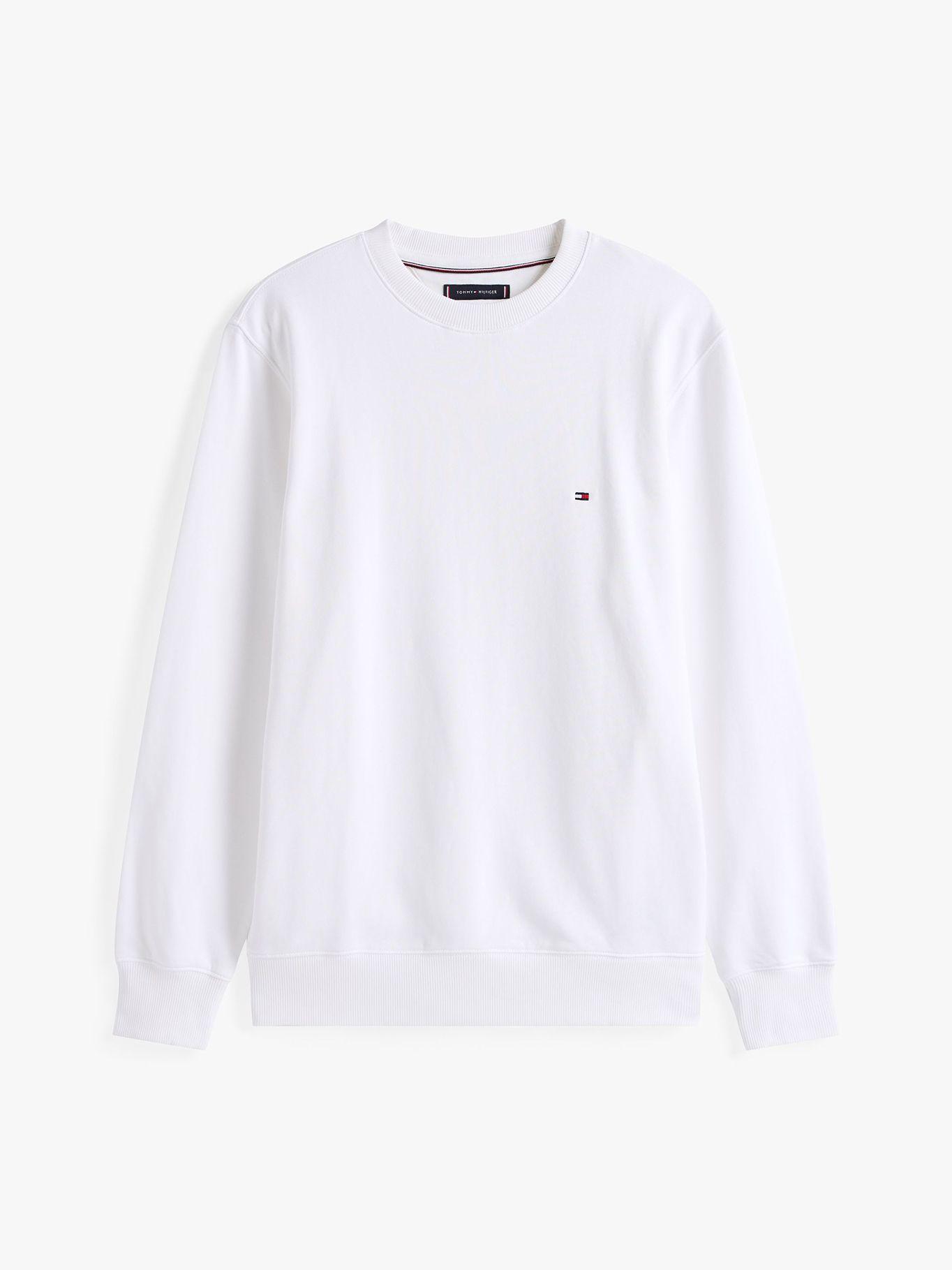 Polerón Solid Con Cuello Redondo Blanco Tommy Hilfiger-4