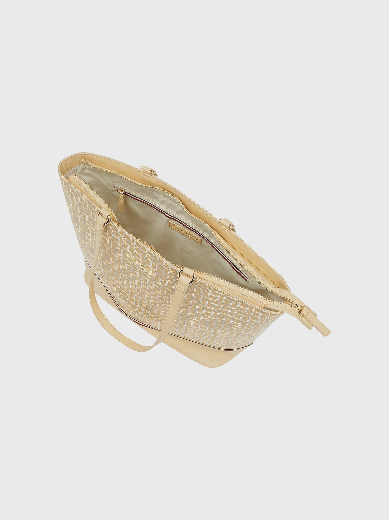 Tote Jacquard Latam Beige Tommy Hilfiger-2