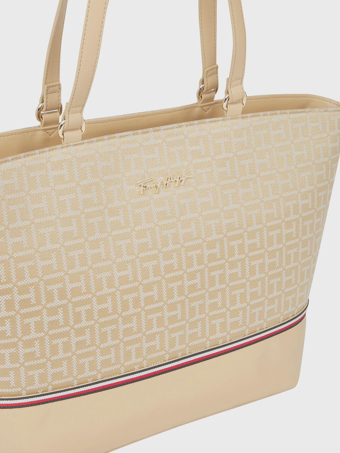 Tote Jacquard Latam Beige Tommy Hilfiger-3