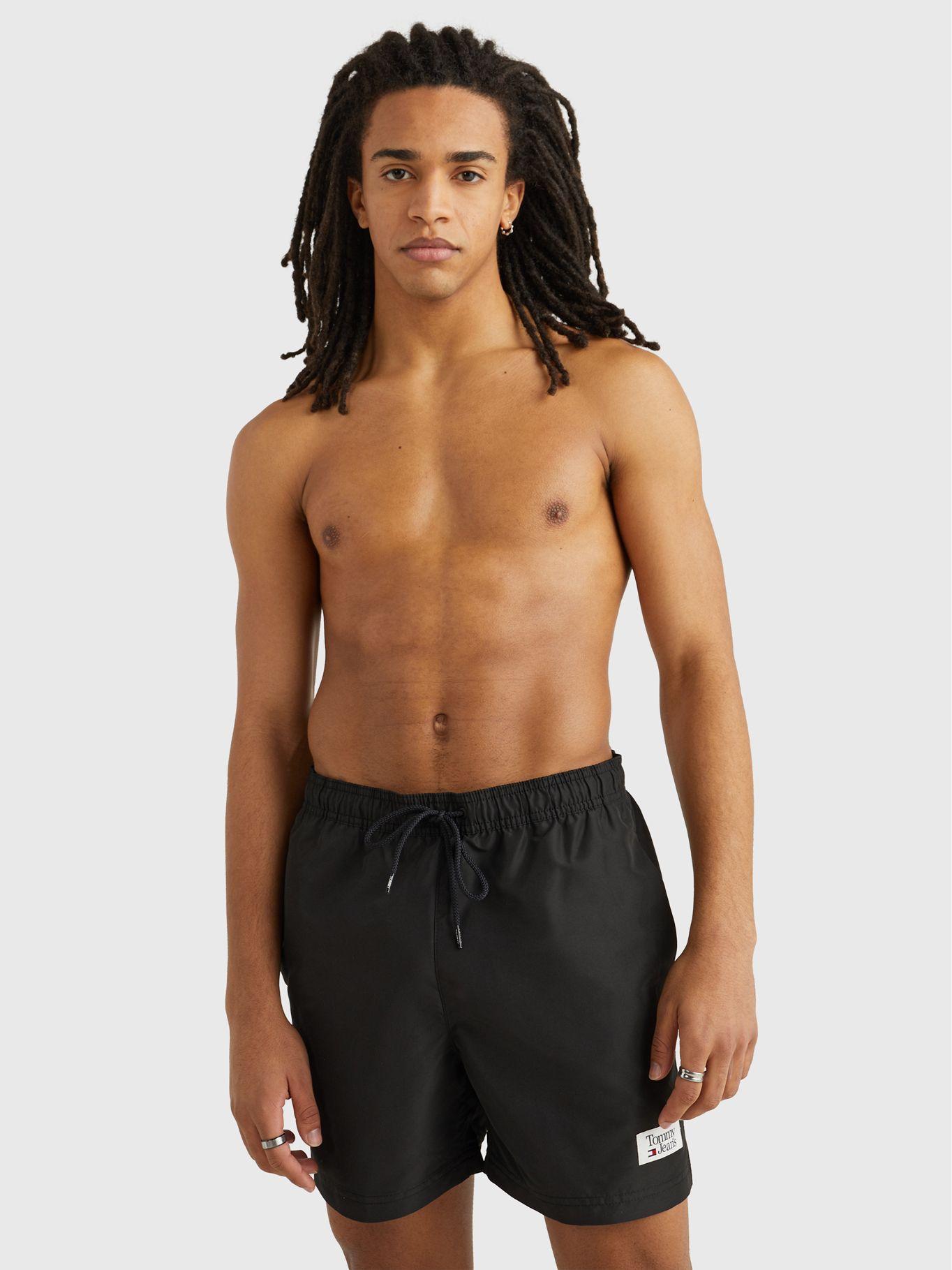 Traje De Baño Essential Con Logo Negro Tommy Hilfiger-0