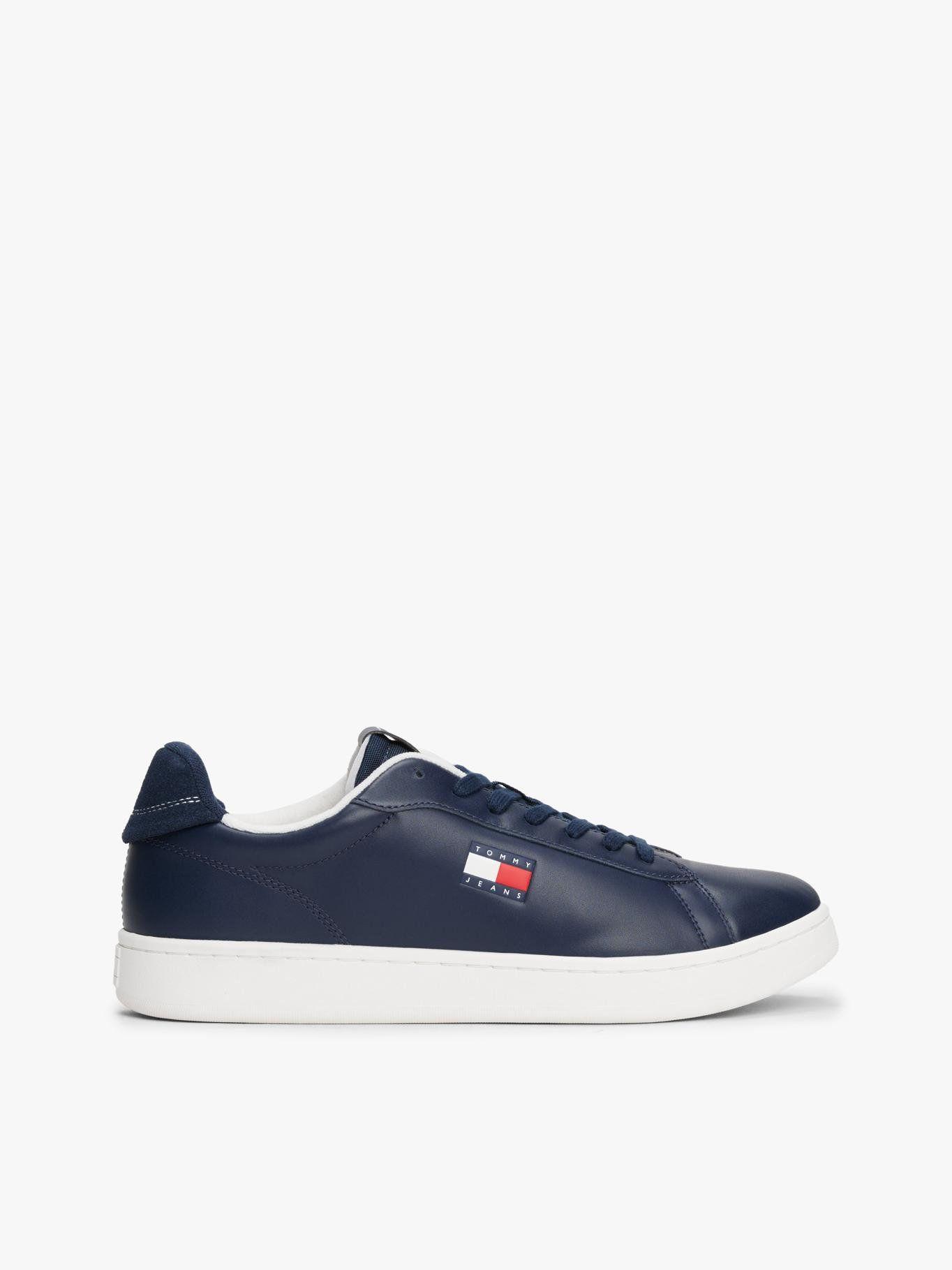 Zapatillas Archive De Cuero Azul Tommy Jeans-4