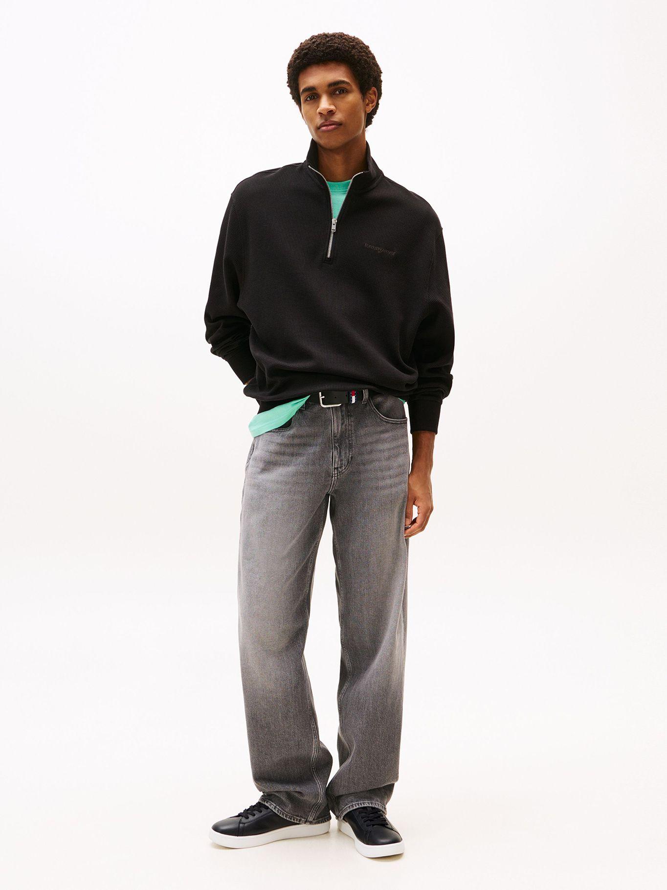 Zapatillas Archive De Cuero Negro Tommy Hilfiger-1