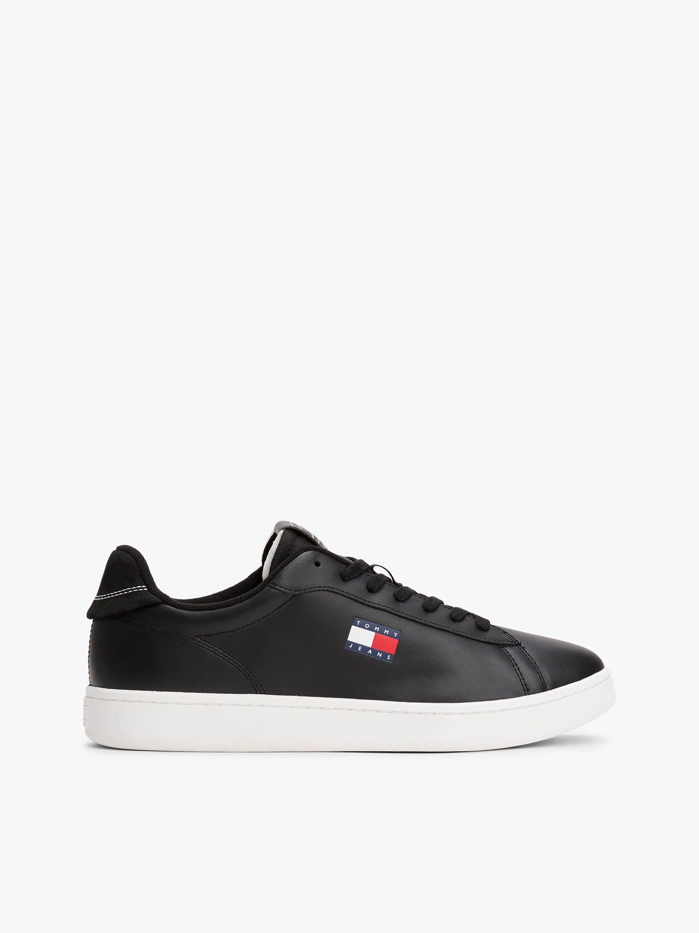Zapatillas Archive De Cuero Negro Tommy Hilfiger-4