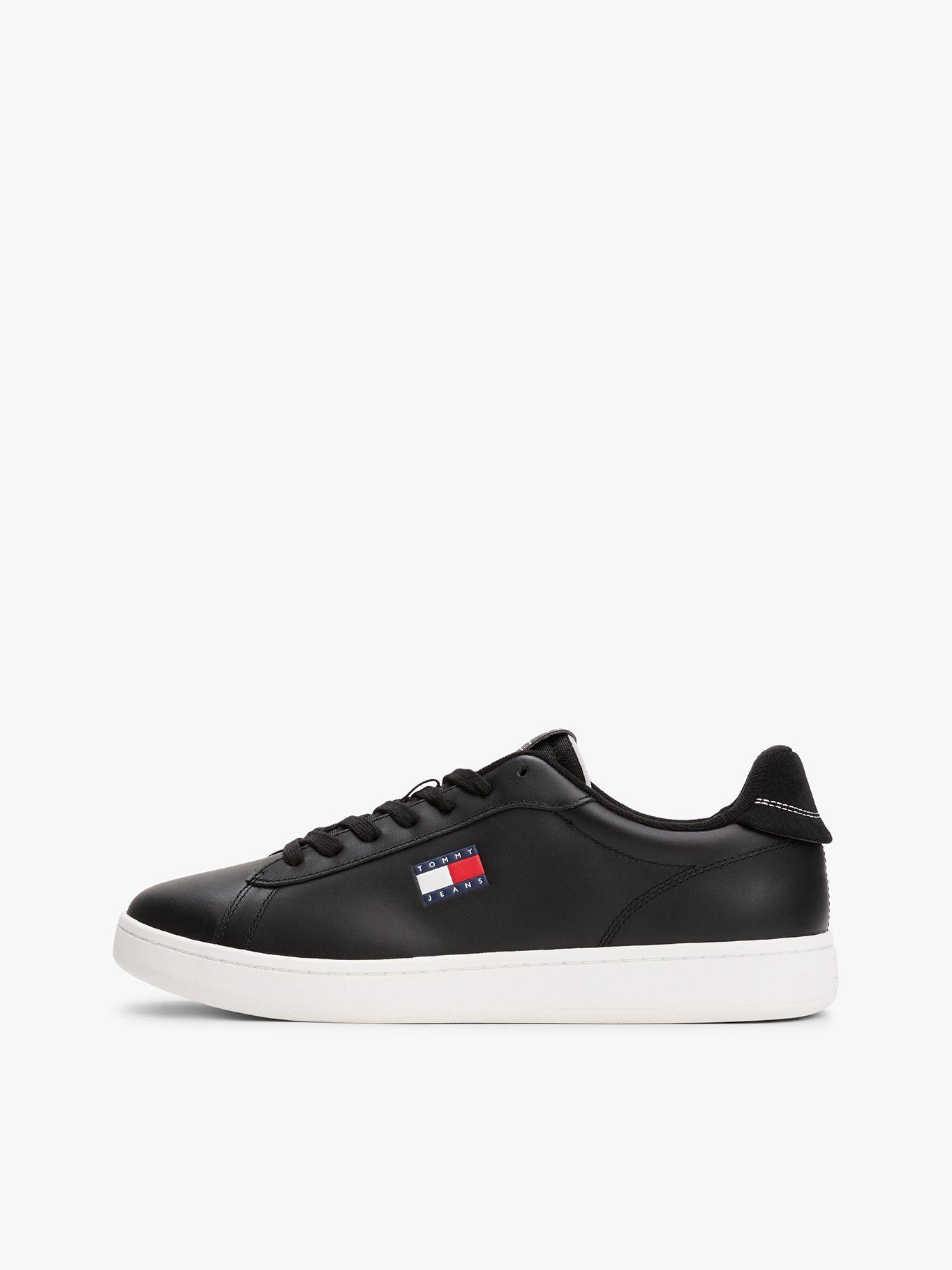 Zapatillas Archive De Cuero Negro Tommy Hilfiger-5