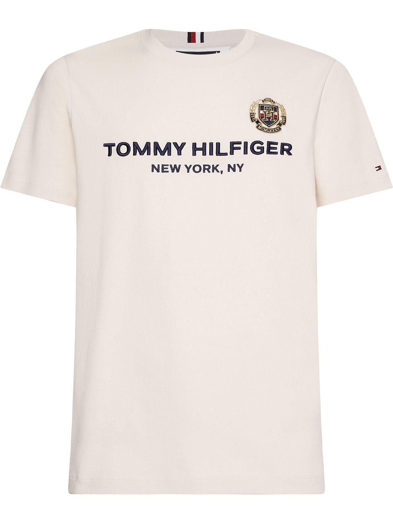 Polera Icon Stack Crest Blanco Tommy Hilfiger-0