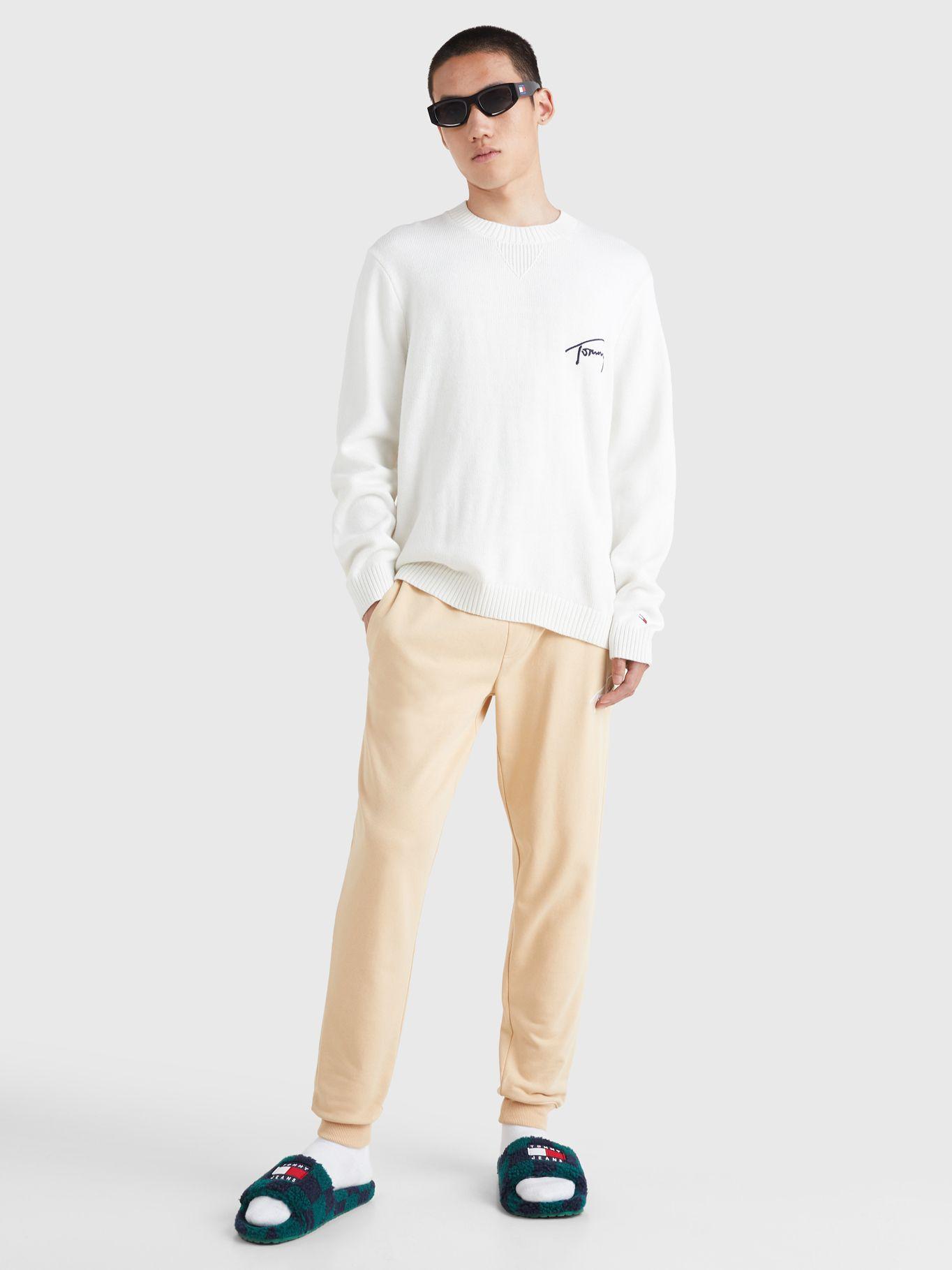 Sweater Logo Signature Blanco Tommy Jeans-1
