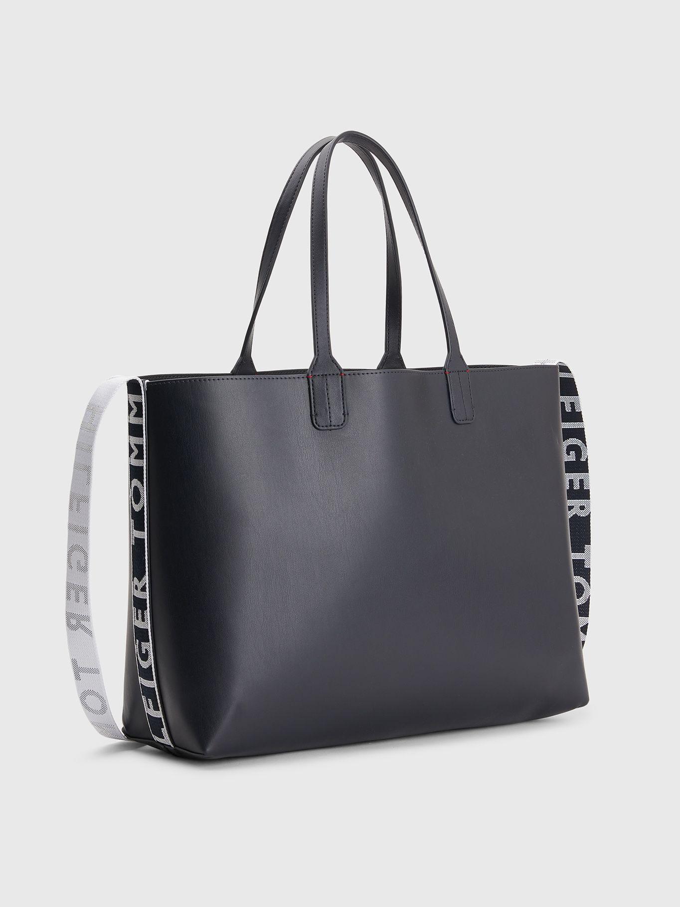 Bolso Tote Iconic Logo Azul Tommy Hilfiger-1