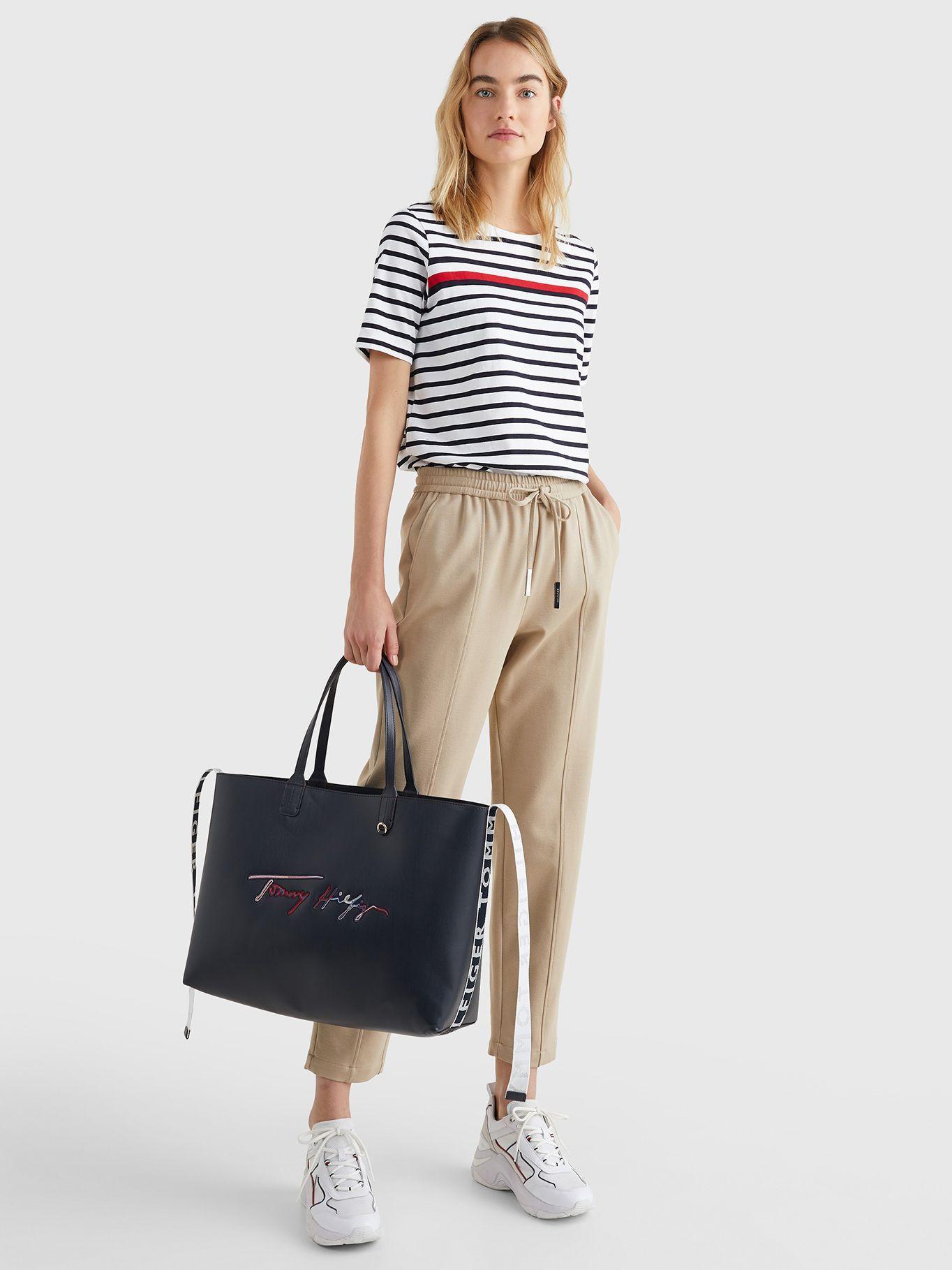 Bolso Tote Iconic Logo Azul Tommy Hilfiger-4