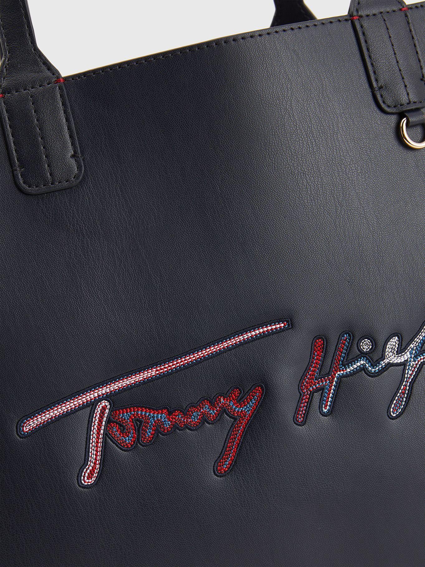 Bolso Tote Iconic Logo Azul Tommy Hilfiger-2