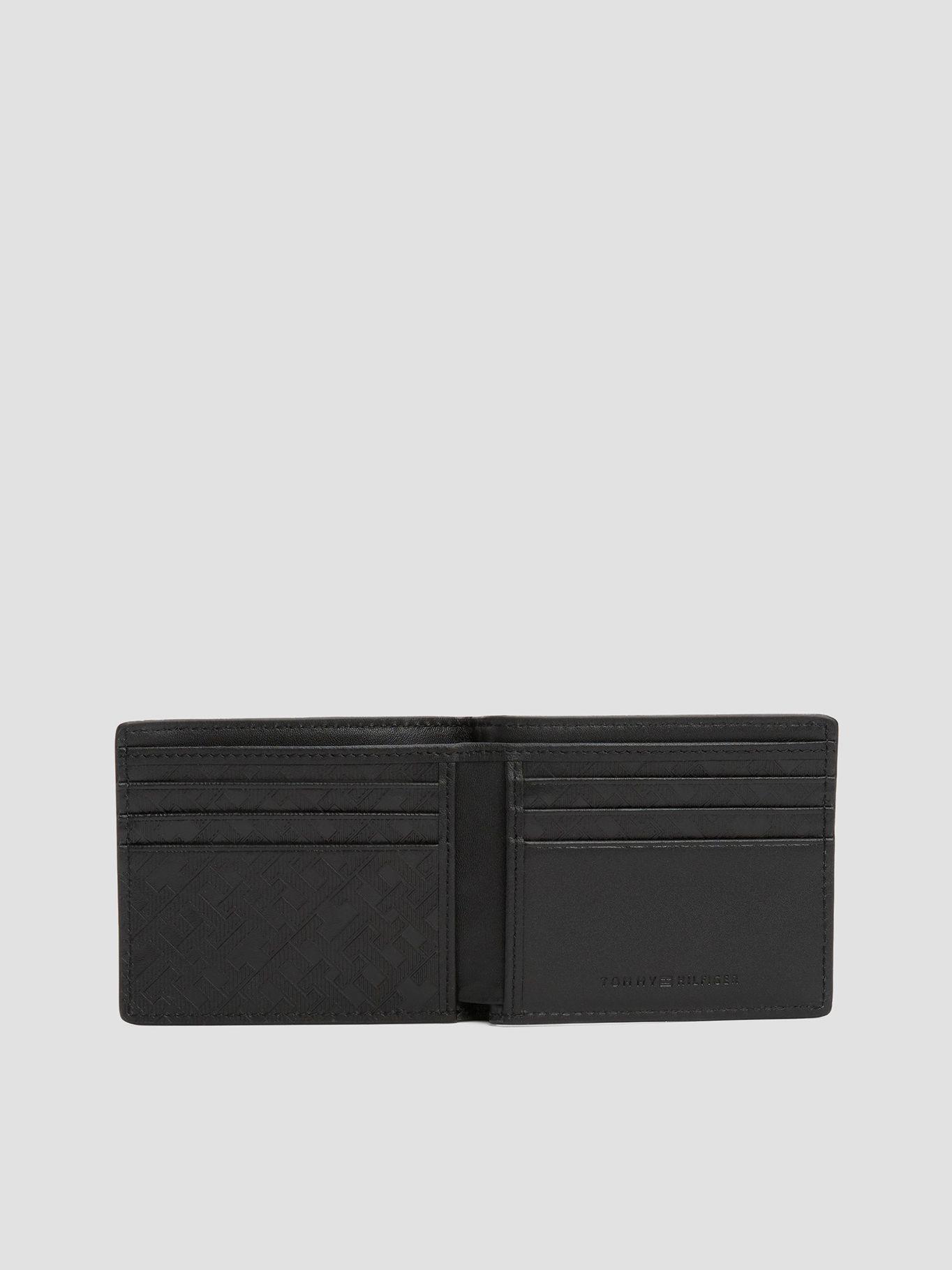 Billetera De Cuero Monogram Negro Tommy Hilfiger-2