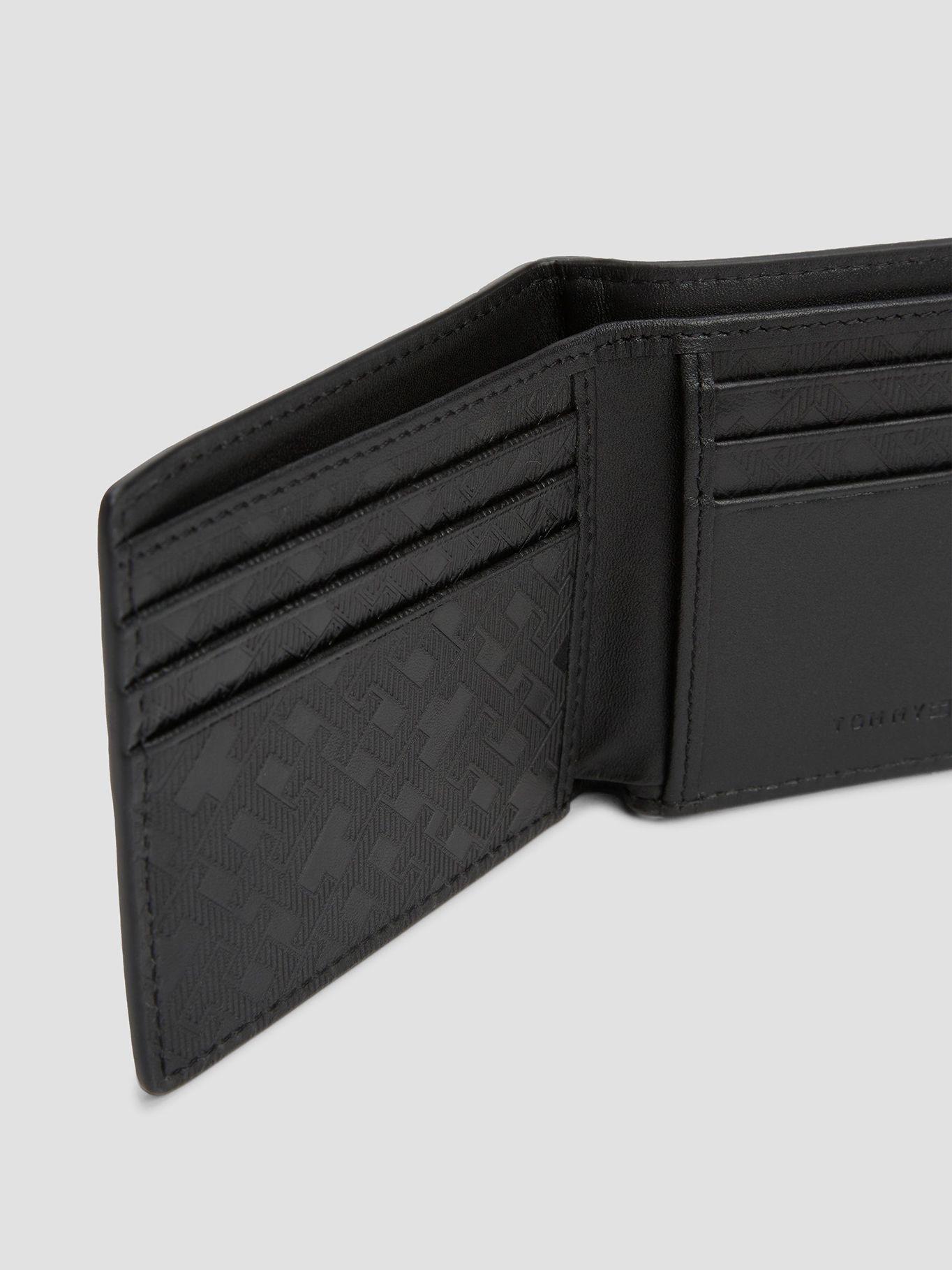 Billetera De Cuero Monogram Negro Tommy Hilfiger-3