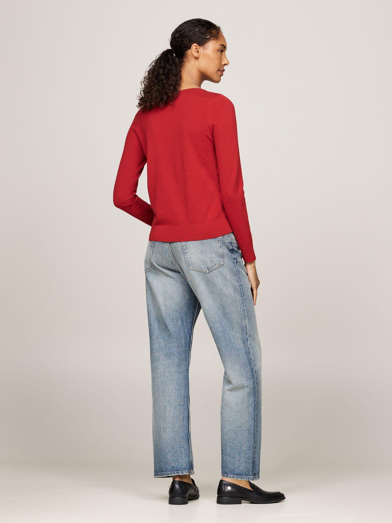 Sweater Con Cuello Estilo Barco Rojo Tommy Hilfiger-2