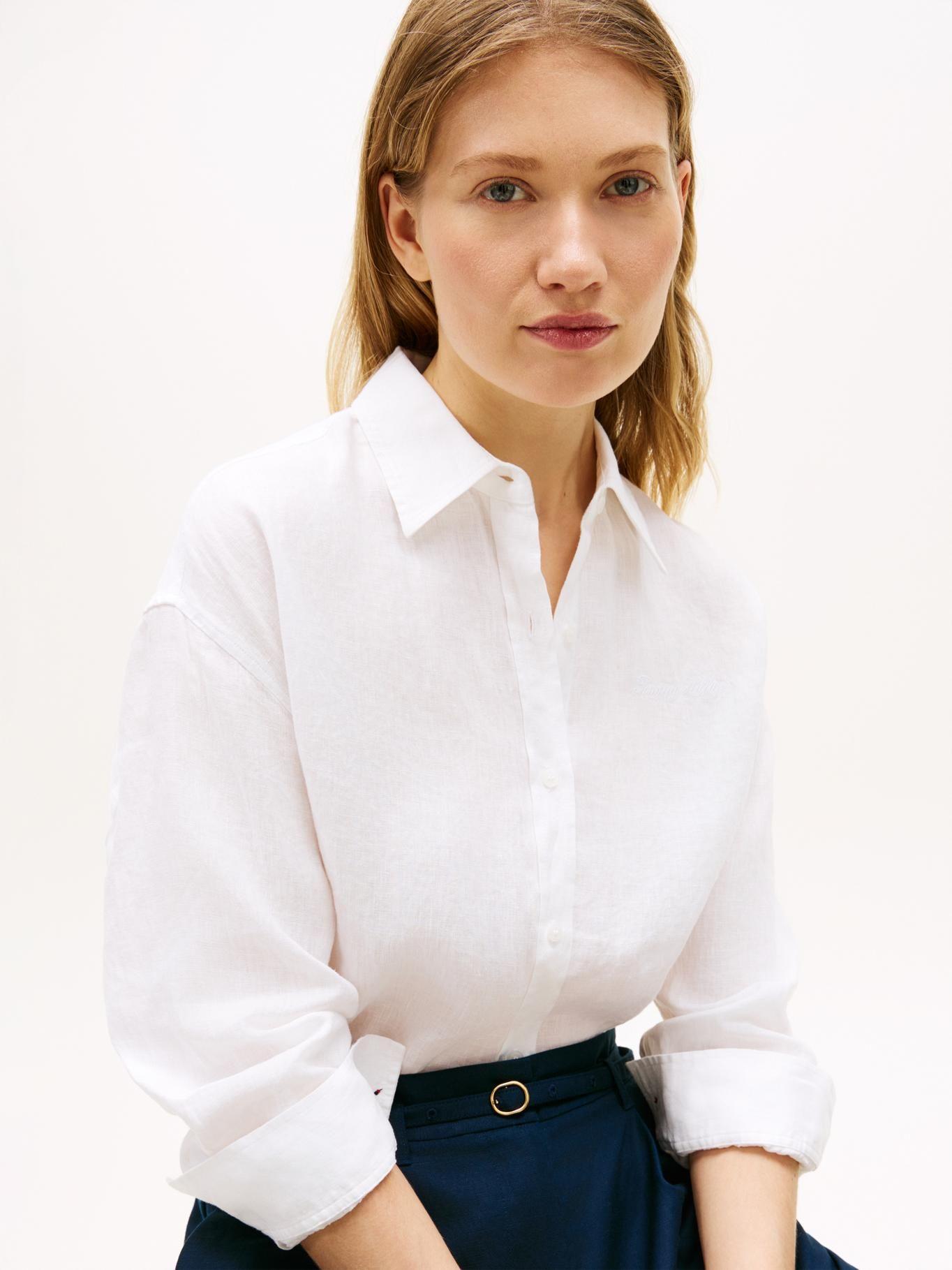 Camisa De Lino Relaxed Fit-3