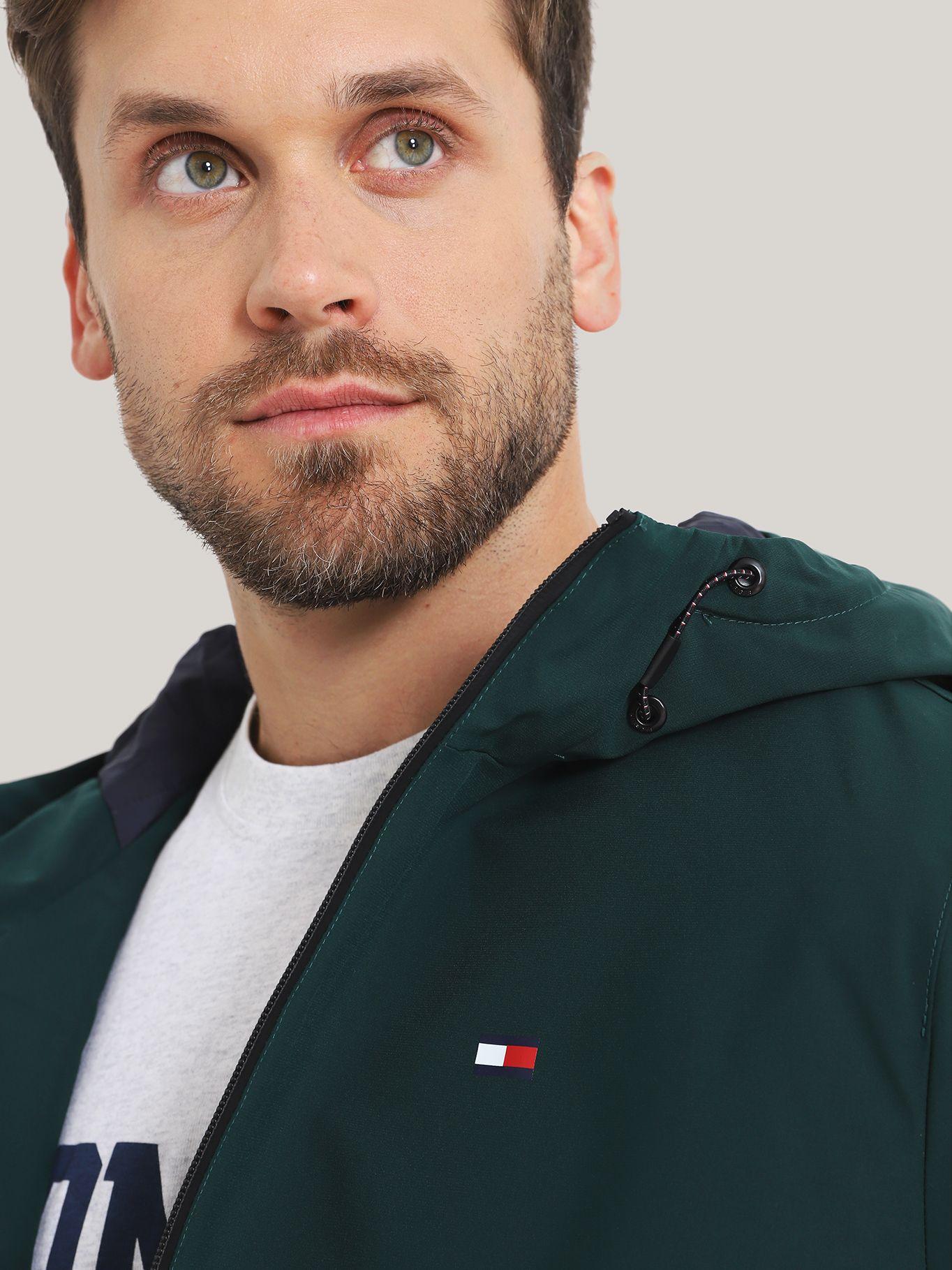 CHAQUETA HOODIE STRETCH POLY VERDE TOMMY HILFIGER-3