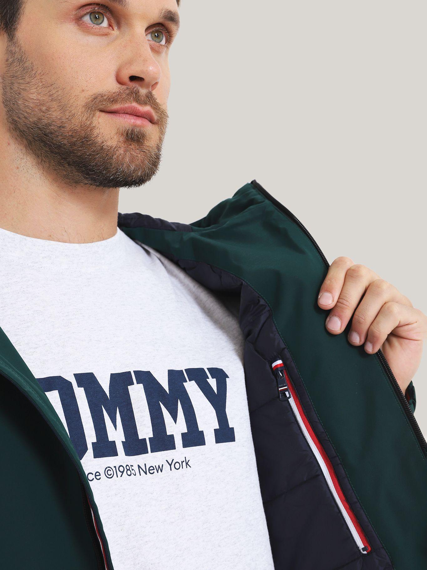 CHAQUETA HOODIE STRETCH POLY VERDE TOMMY HILFIGER-4