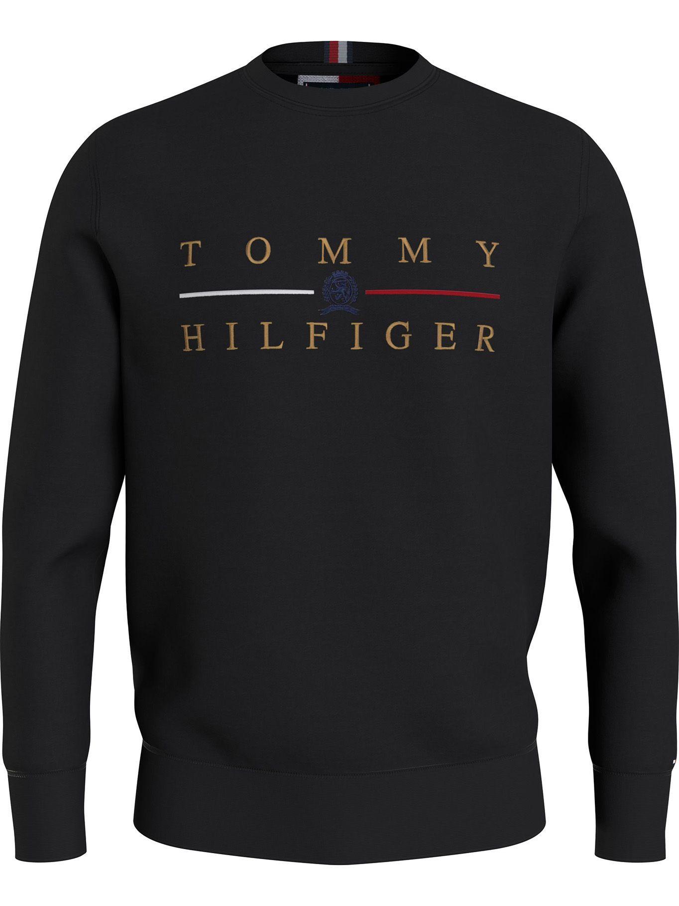 Polerón Icon Crest Negro Tommy Hilfiger A2-0