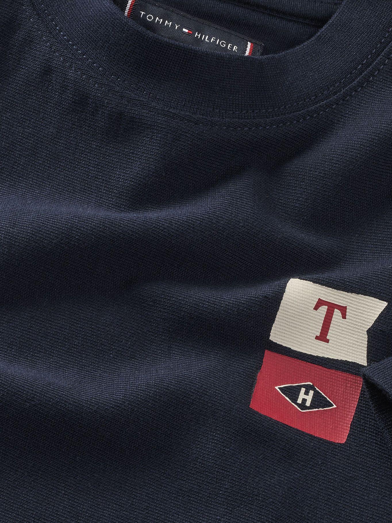 Polera Con Logo Bordado Azul Tommy Hilfiger-2