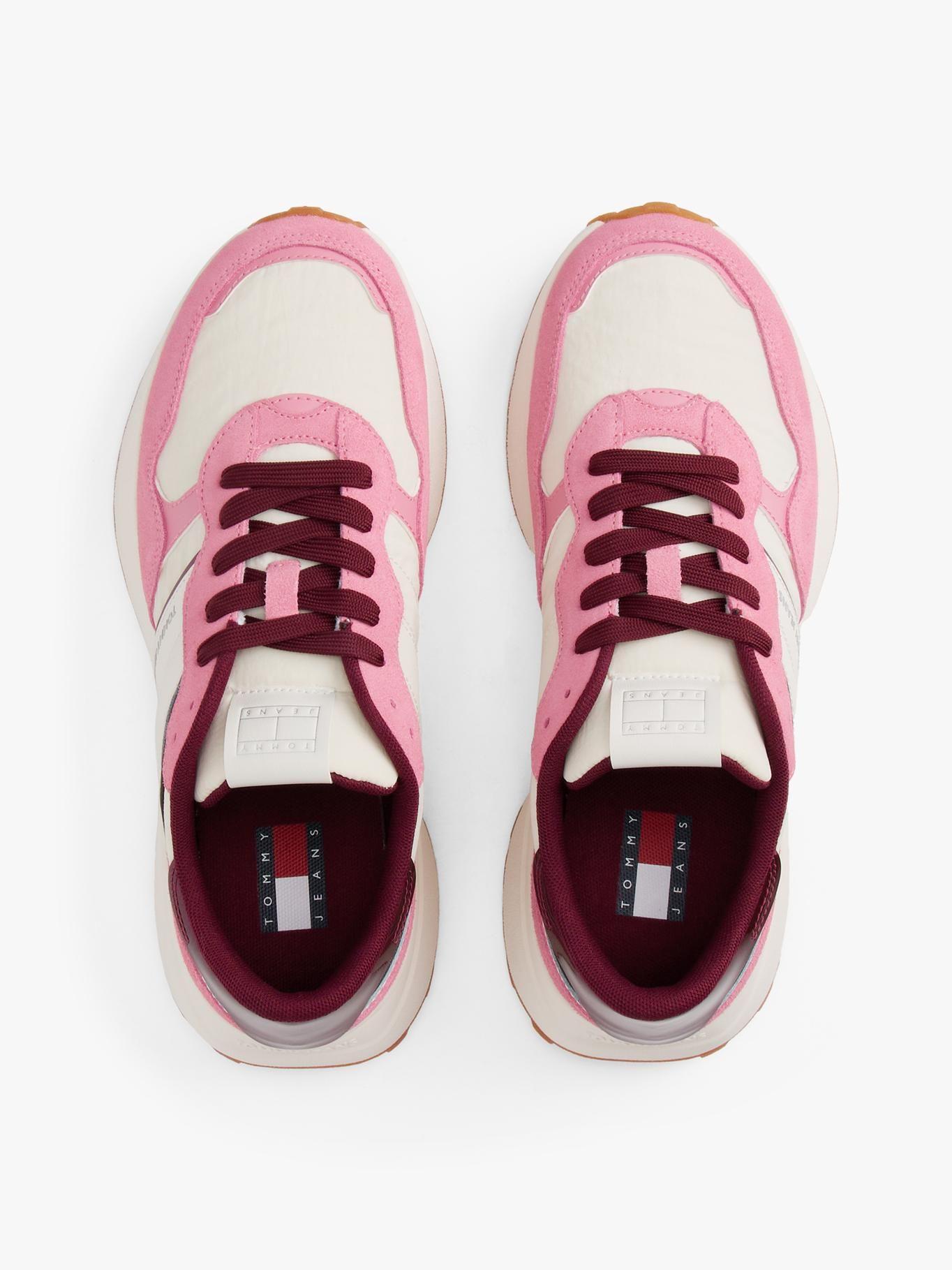 Zapatillas Runner Con Logo Rosado Tommy Jeans-3