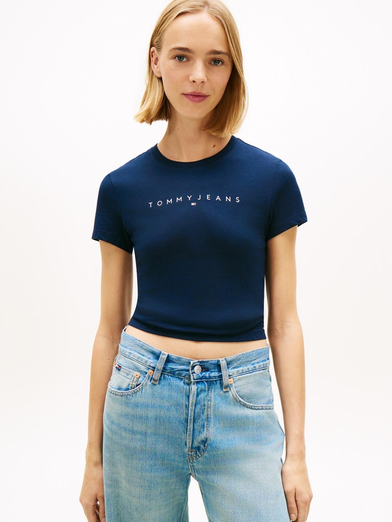Polera Linear Con Logo Slim Fit-0