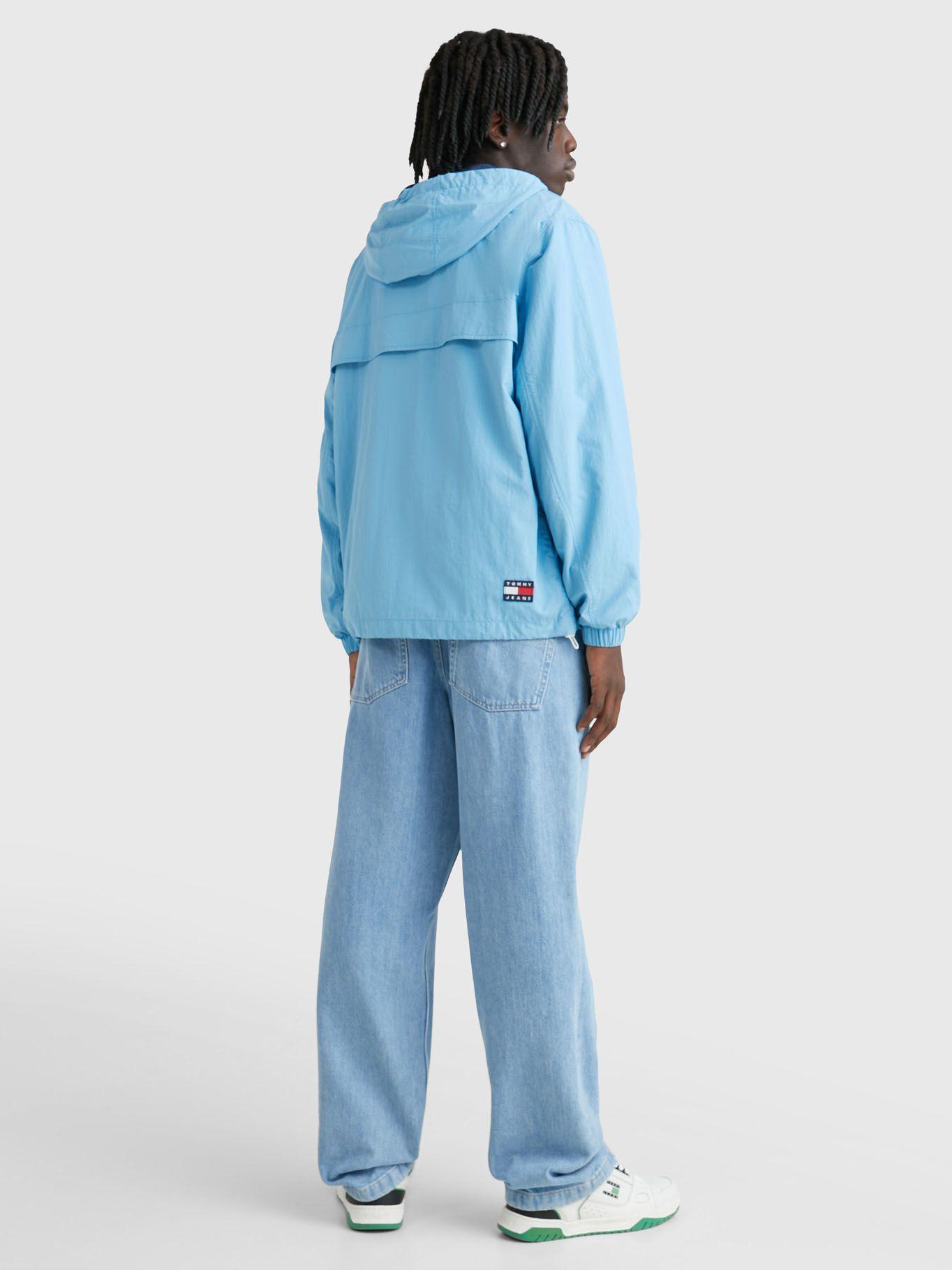 Cortavientos Chicago Classic Celeste Tommy Jeans-2