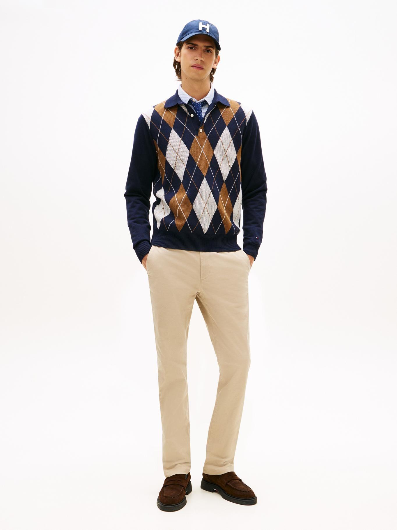 Pantalón Chino Denton Straight Fit Tommy Hilfiger Beige-0