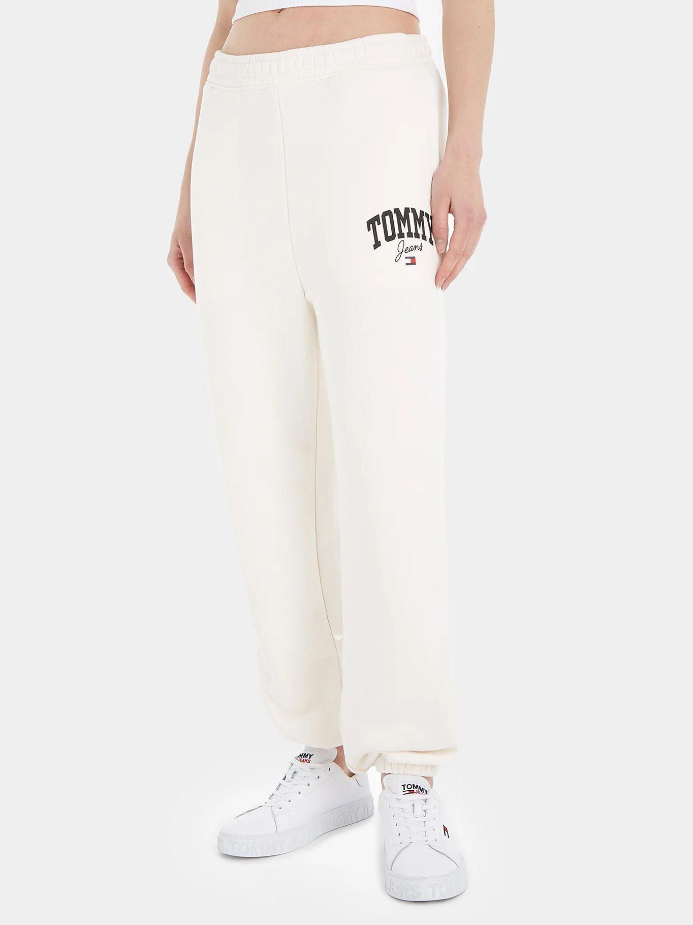Joggers Relaxed New Varsity Logo Blanco Tommy Hilfiger-0