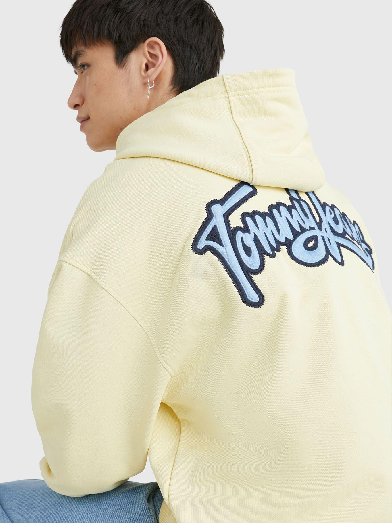 Polerón Relaxed College Pop Amarillo Tommy Hilfiger-3