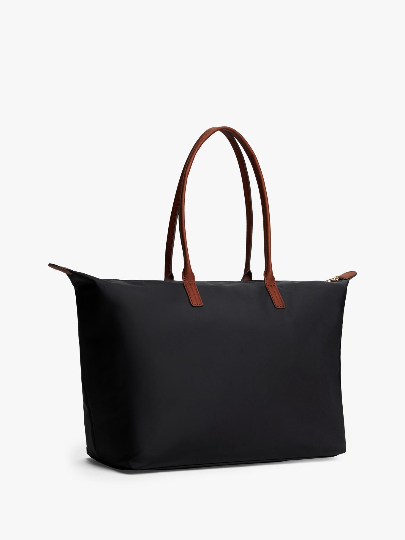 Tote Maxi Popette Monogram Negro Tommy Hilfiger-2