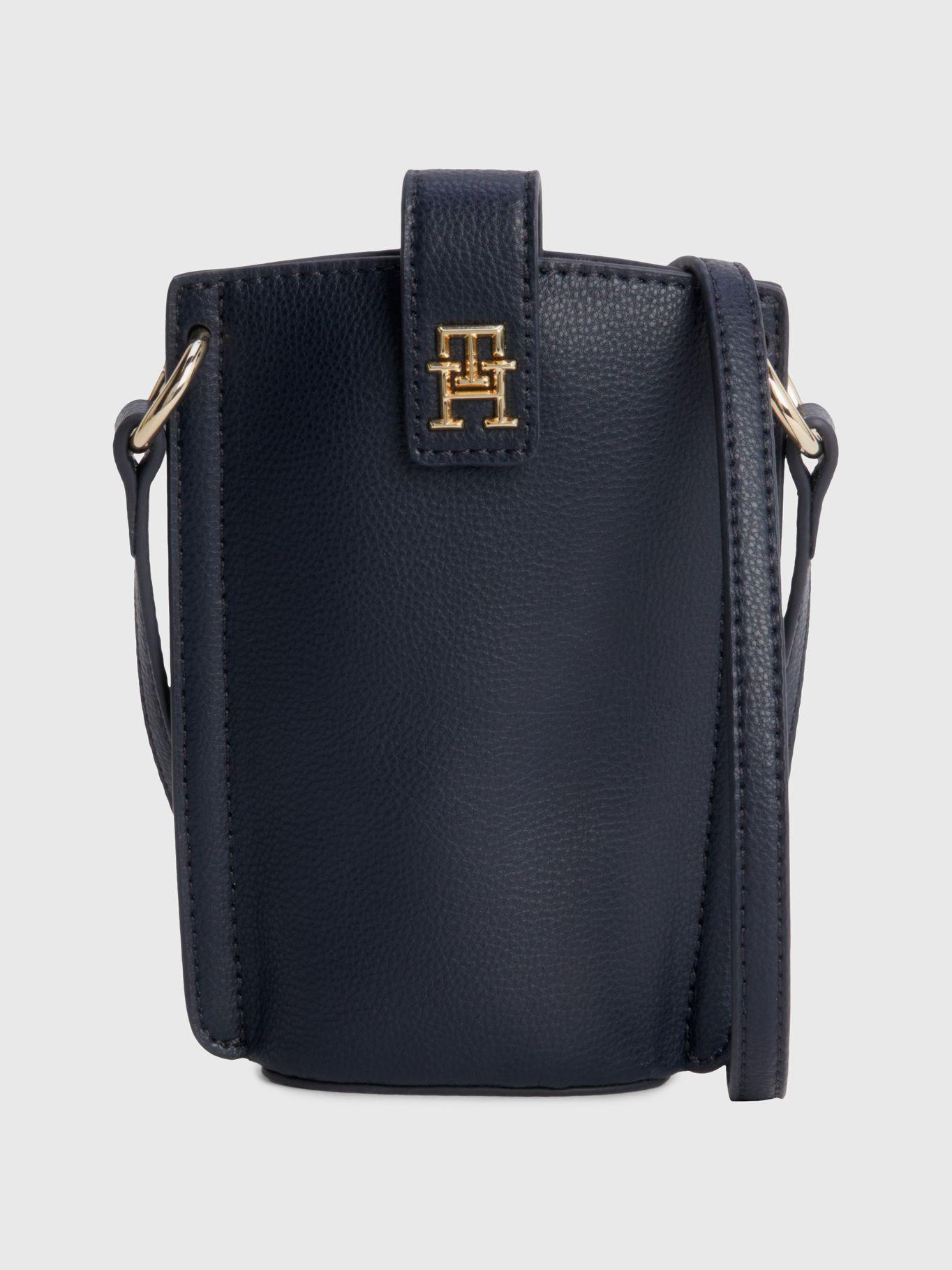 Bandolera Para Teléfono Monogram Azul Tommy Hilfiger-0