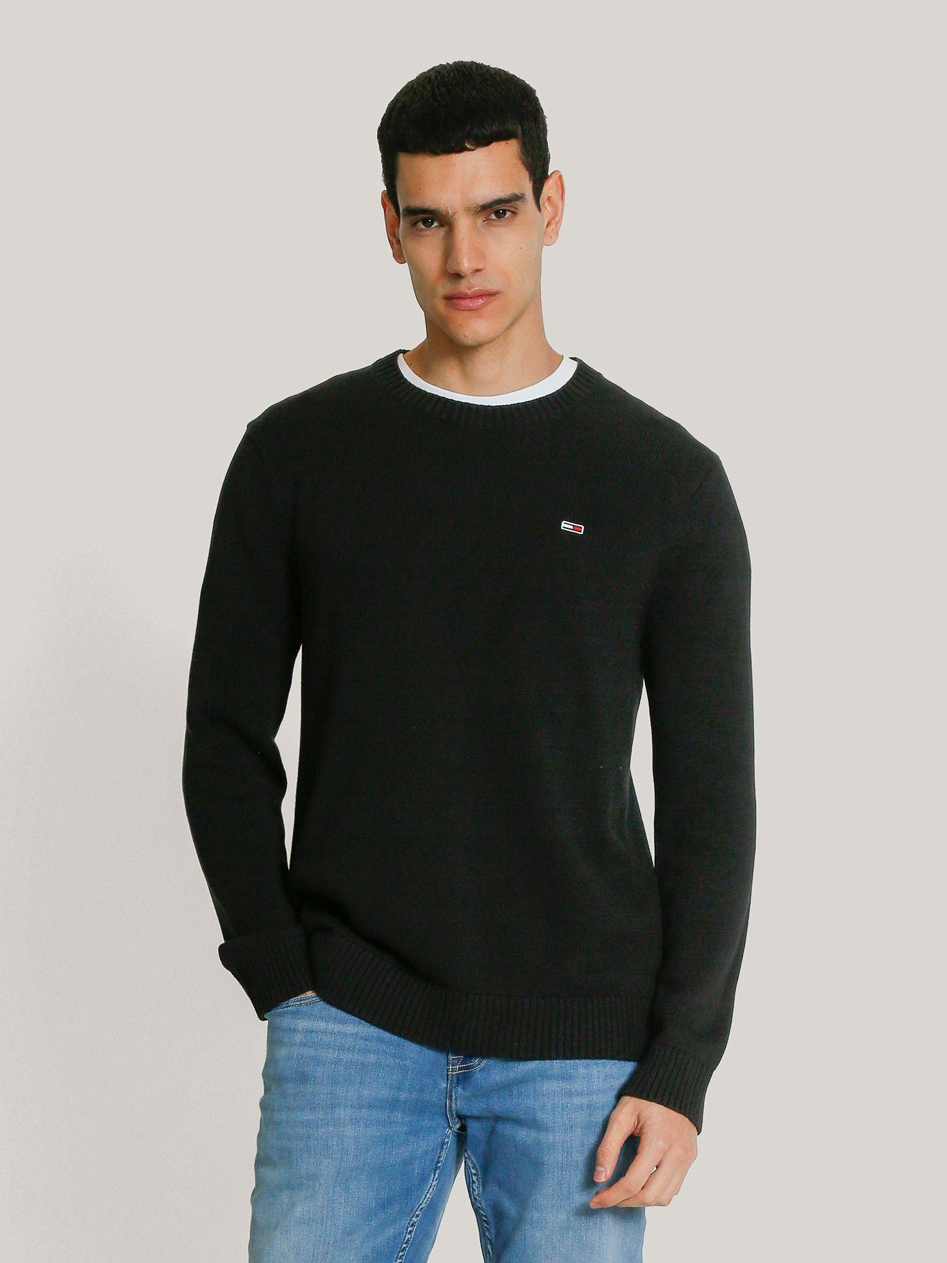 Sweater Essential Slim Fit Negro Tommy Jeans-0