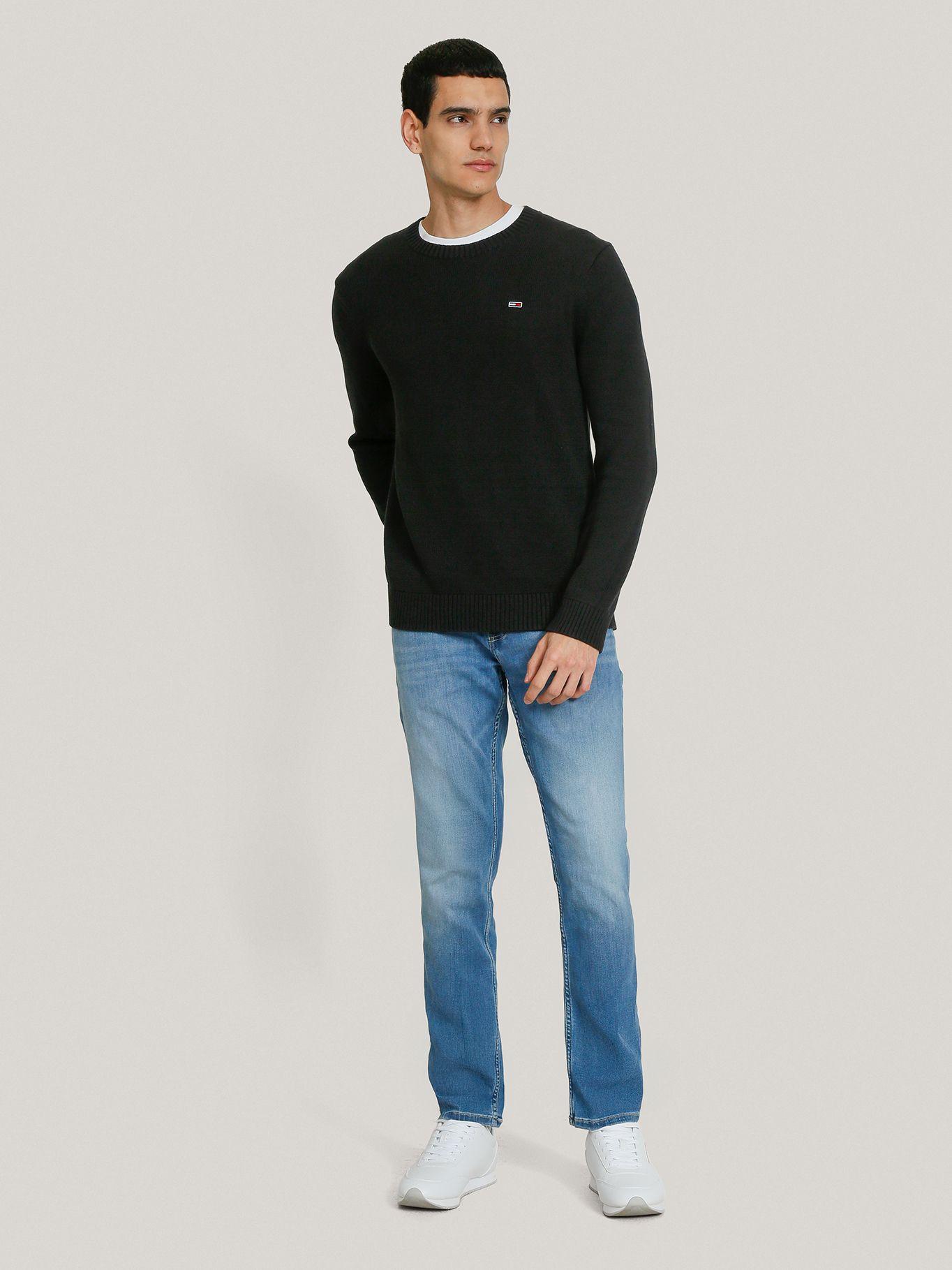 Sweater Essential Slim Fit Negro Tommy Jeans-1