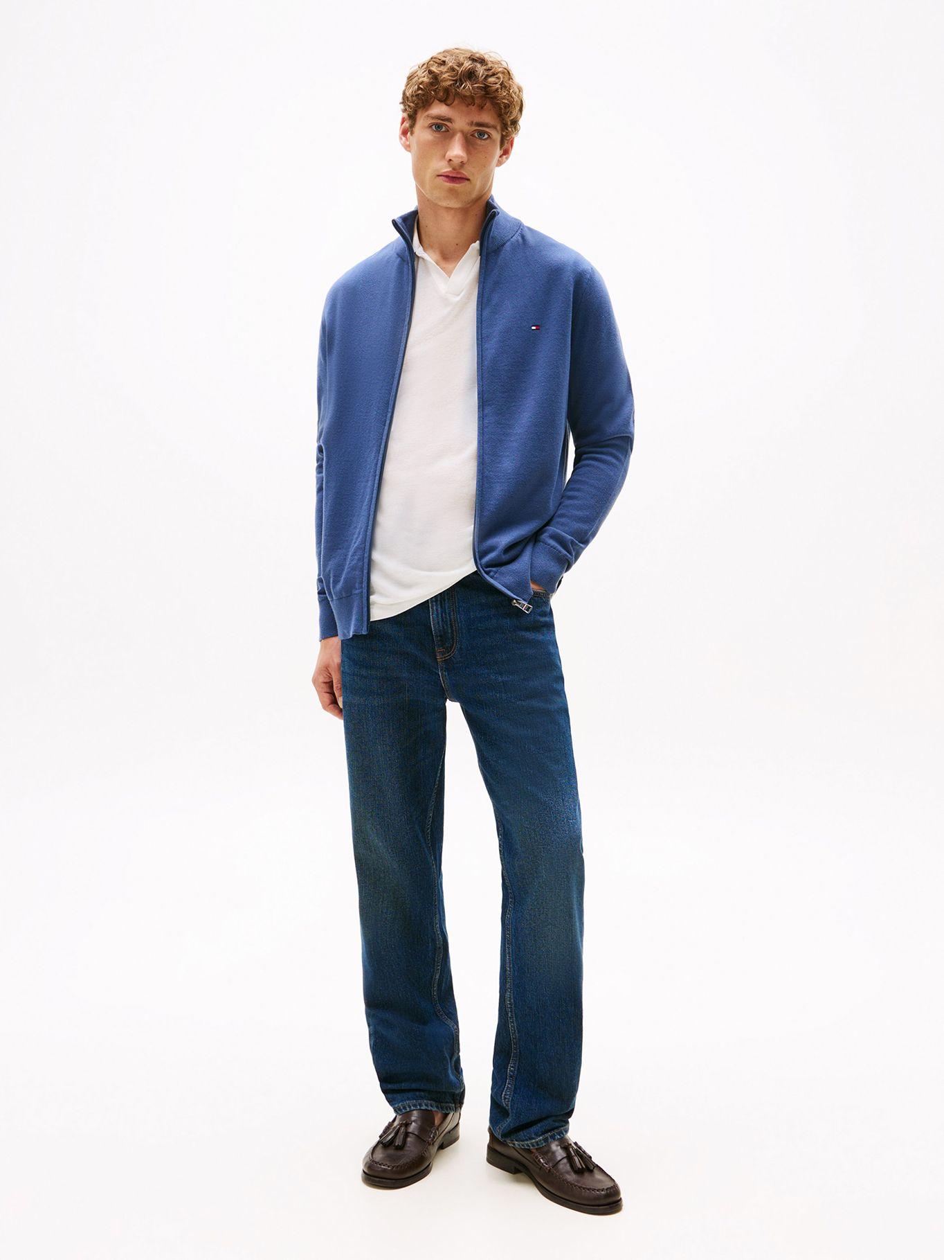 Sweater Essential Cotton - Cierre Azul Tommy Hilfiger-1