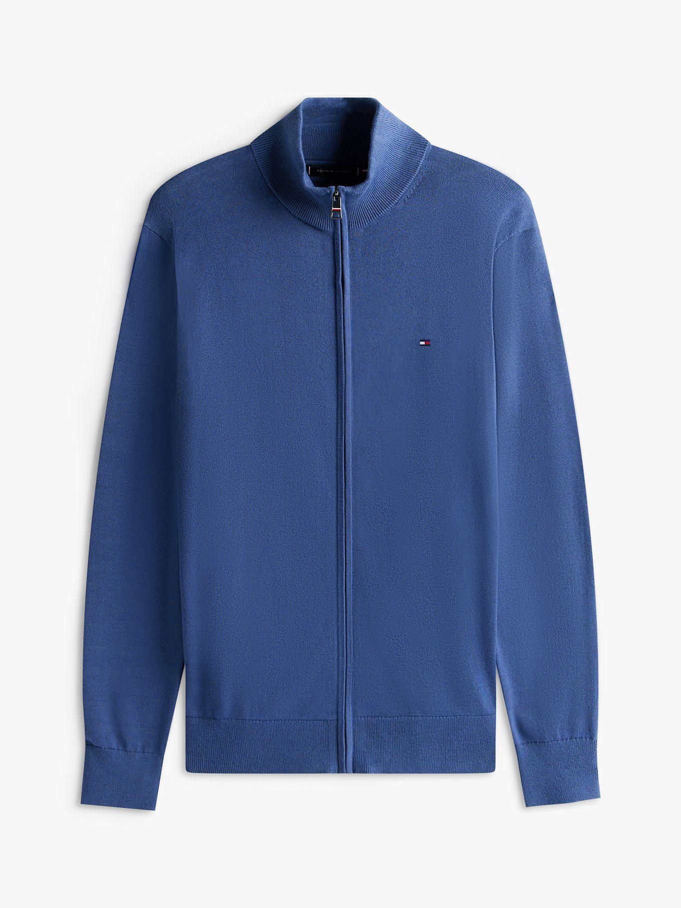 Sweater Essential Cotton - Cierre Azul Tommy Hilfiger-4